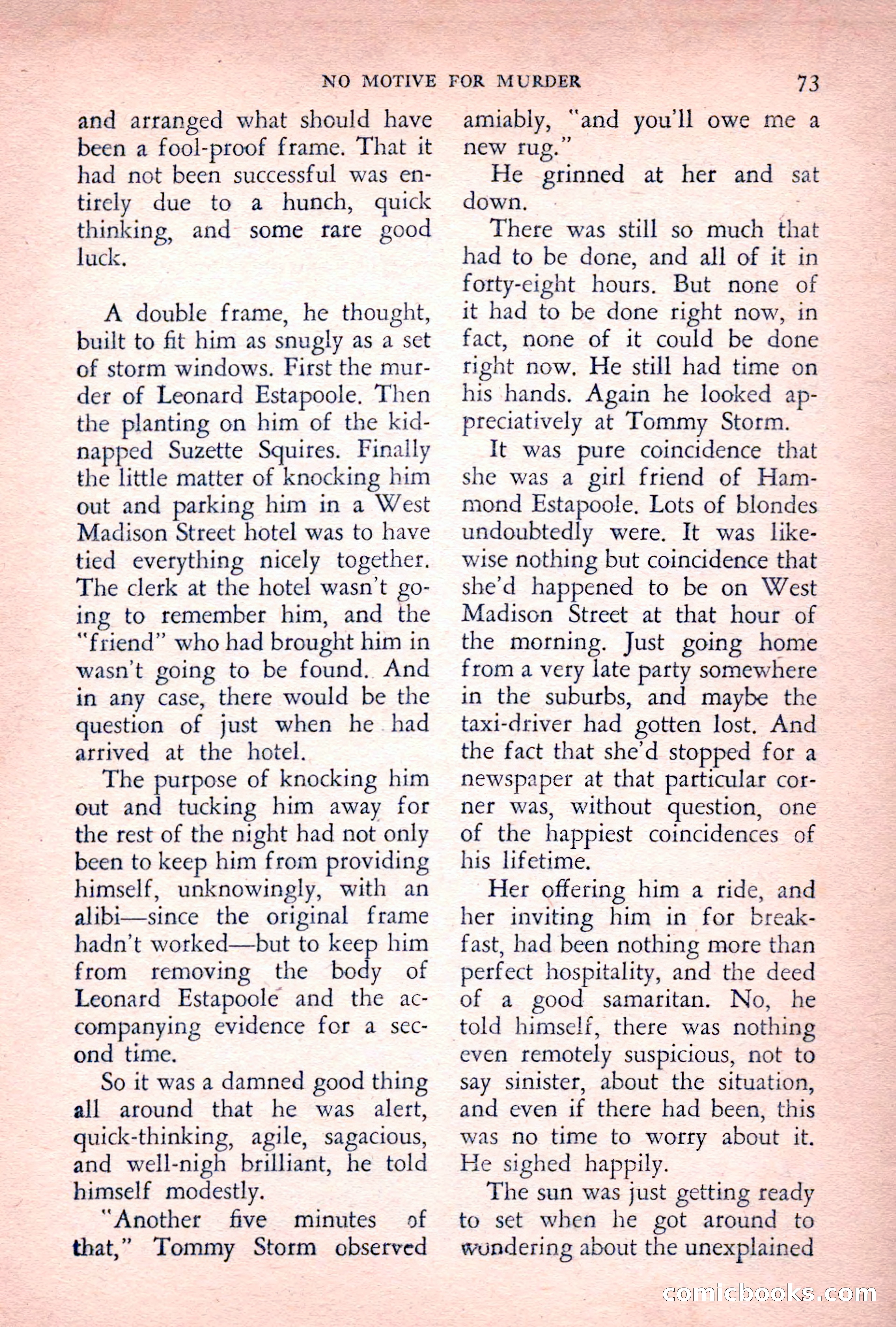 The Saint Detective Magazine, July 1955 — page 75 of 164