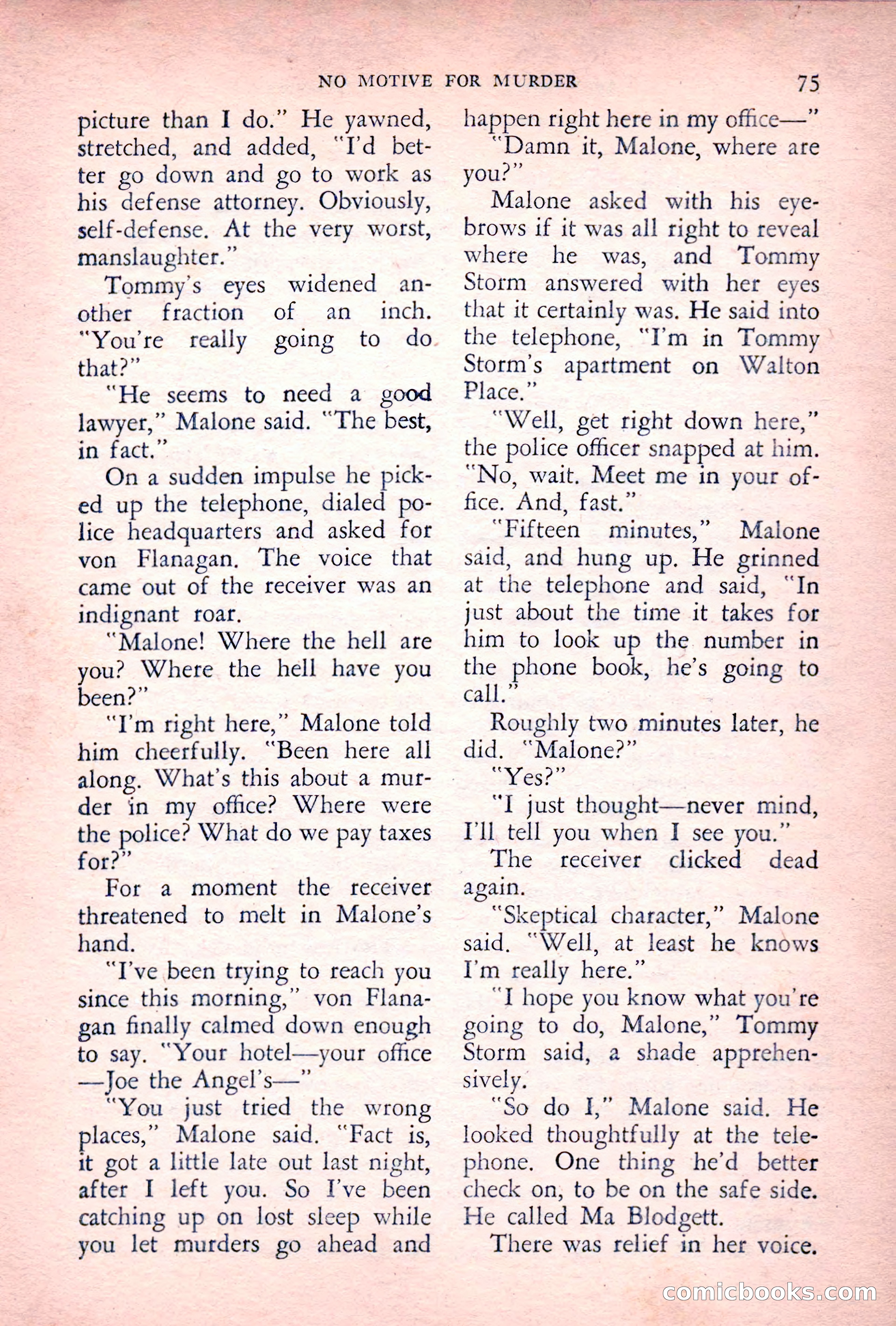 The Saint Detective Magazine, July 1955 — page 77 of 164