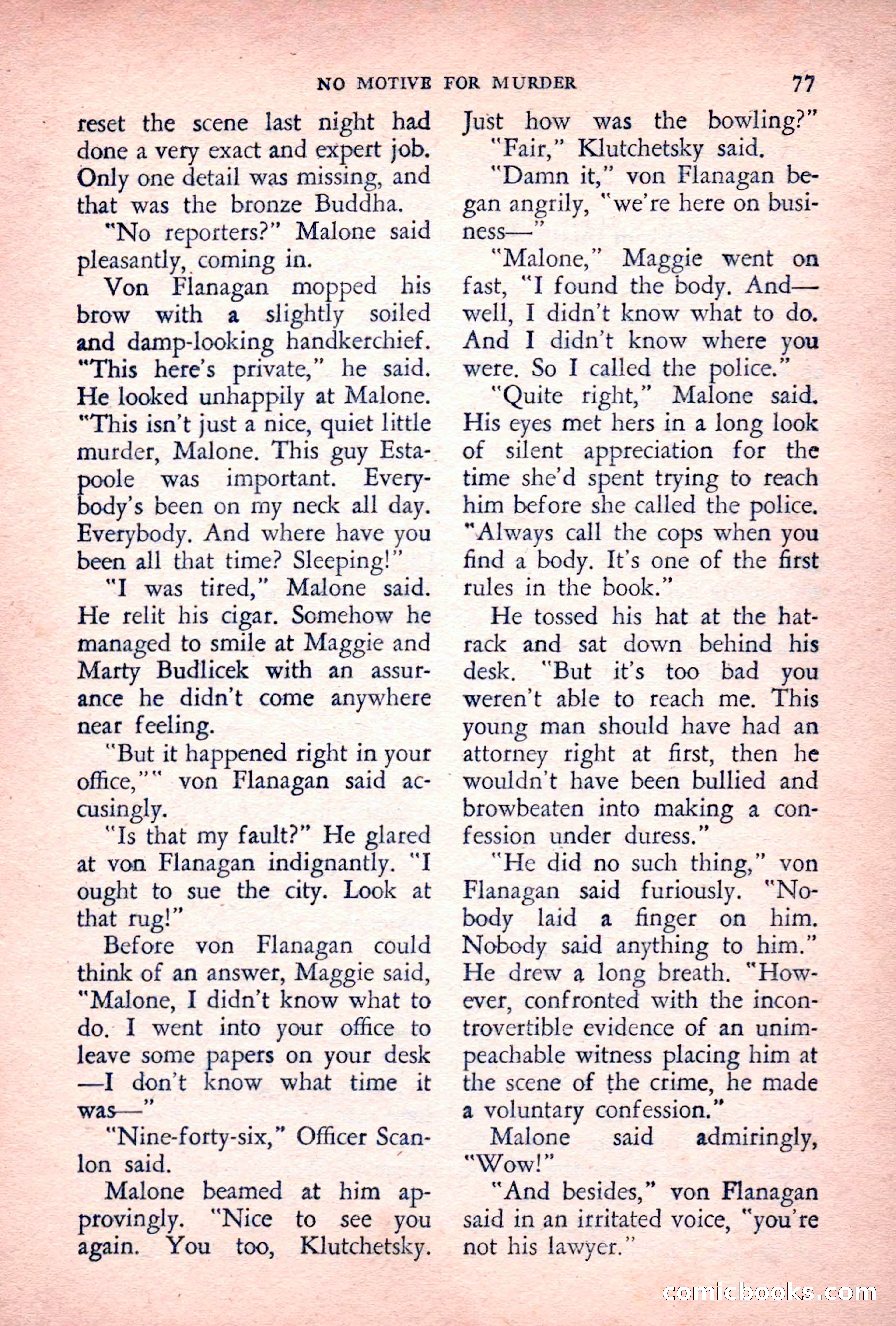The Saint Detective Magazine, July 1955 — page 79 of 164