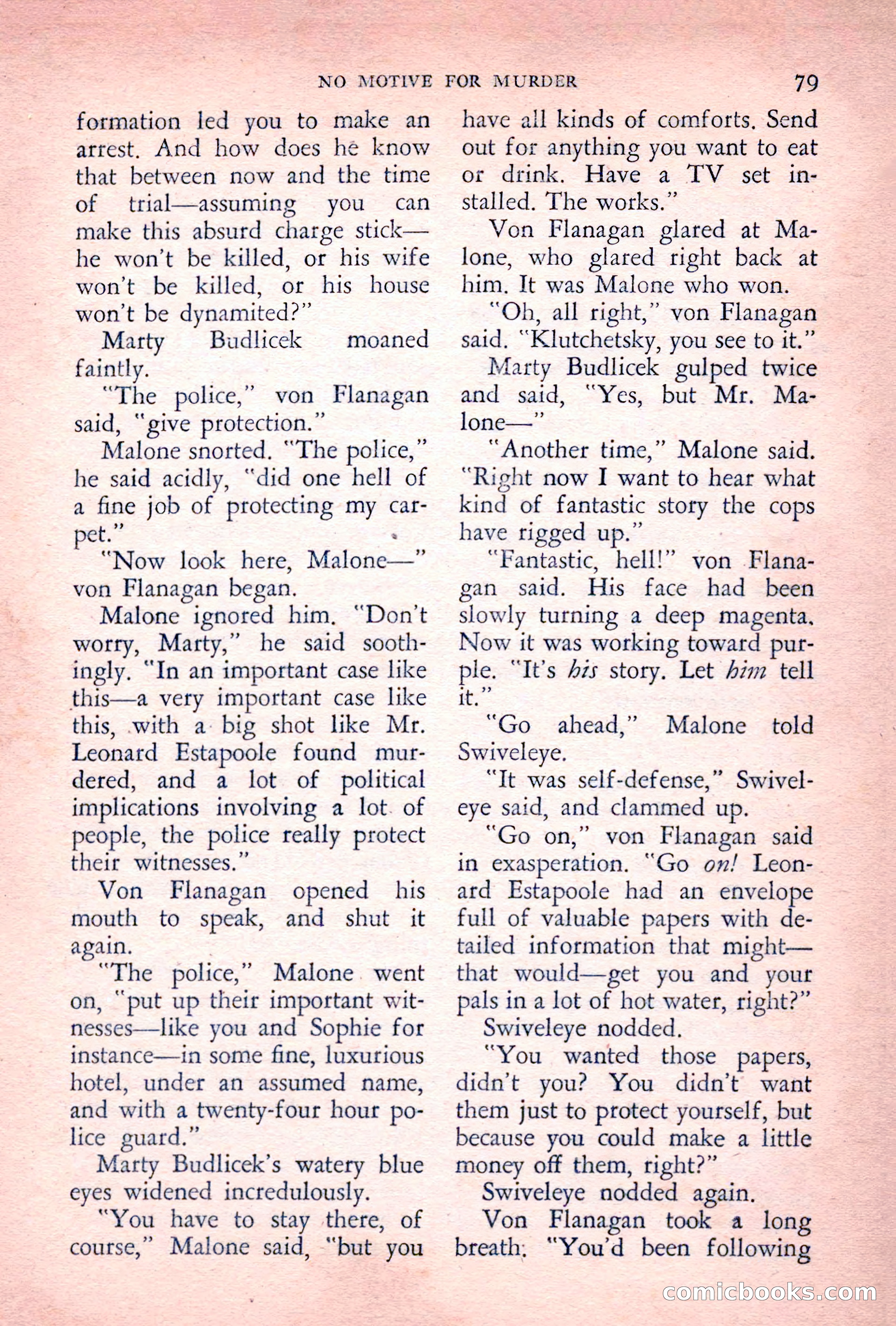 The Saint Detective Magazine, July 1955 — page 81 of 164