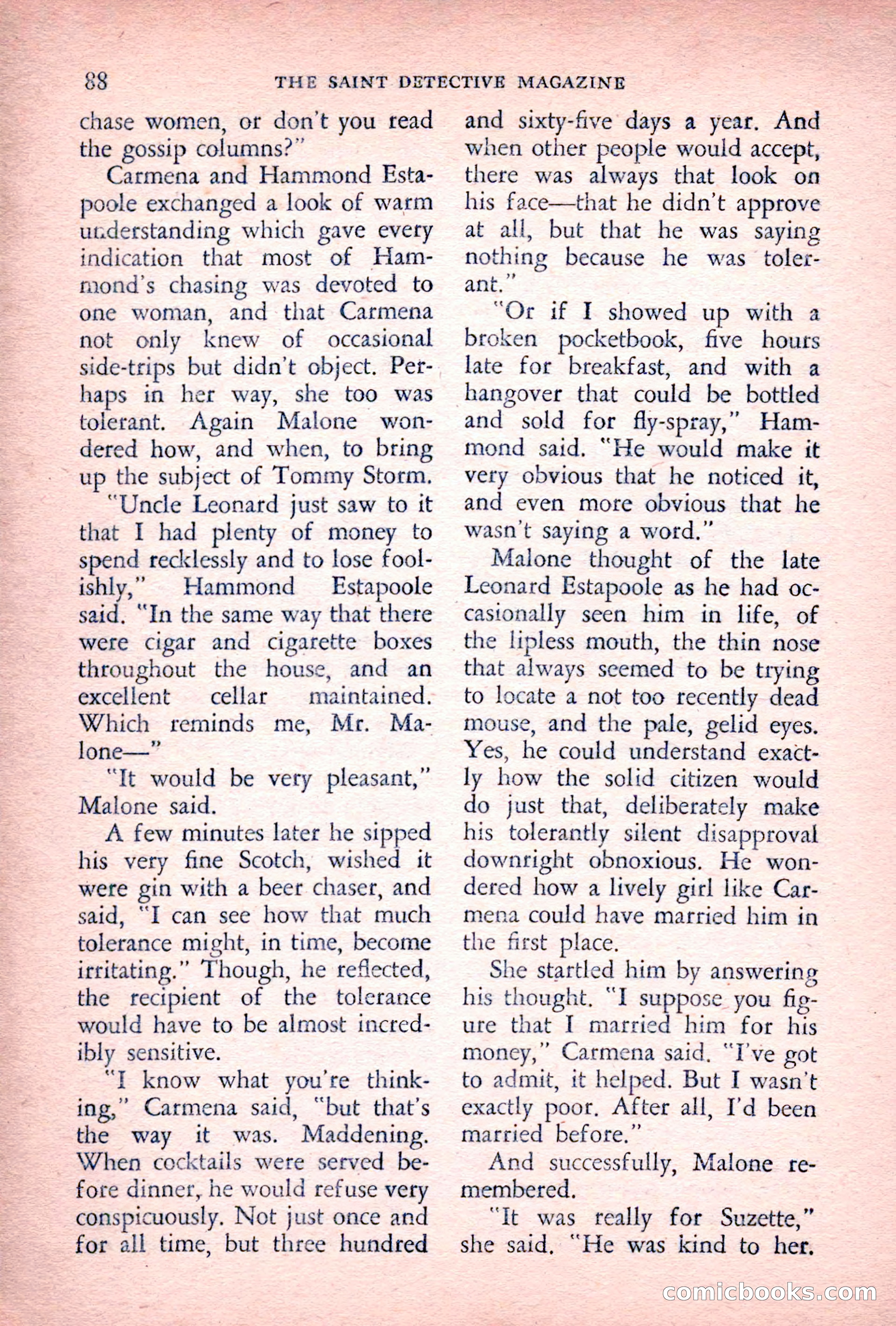 The Saint Detective Magazine, July 1955 — page 90 of 164