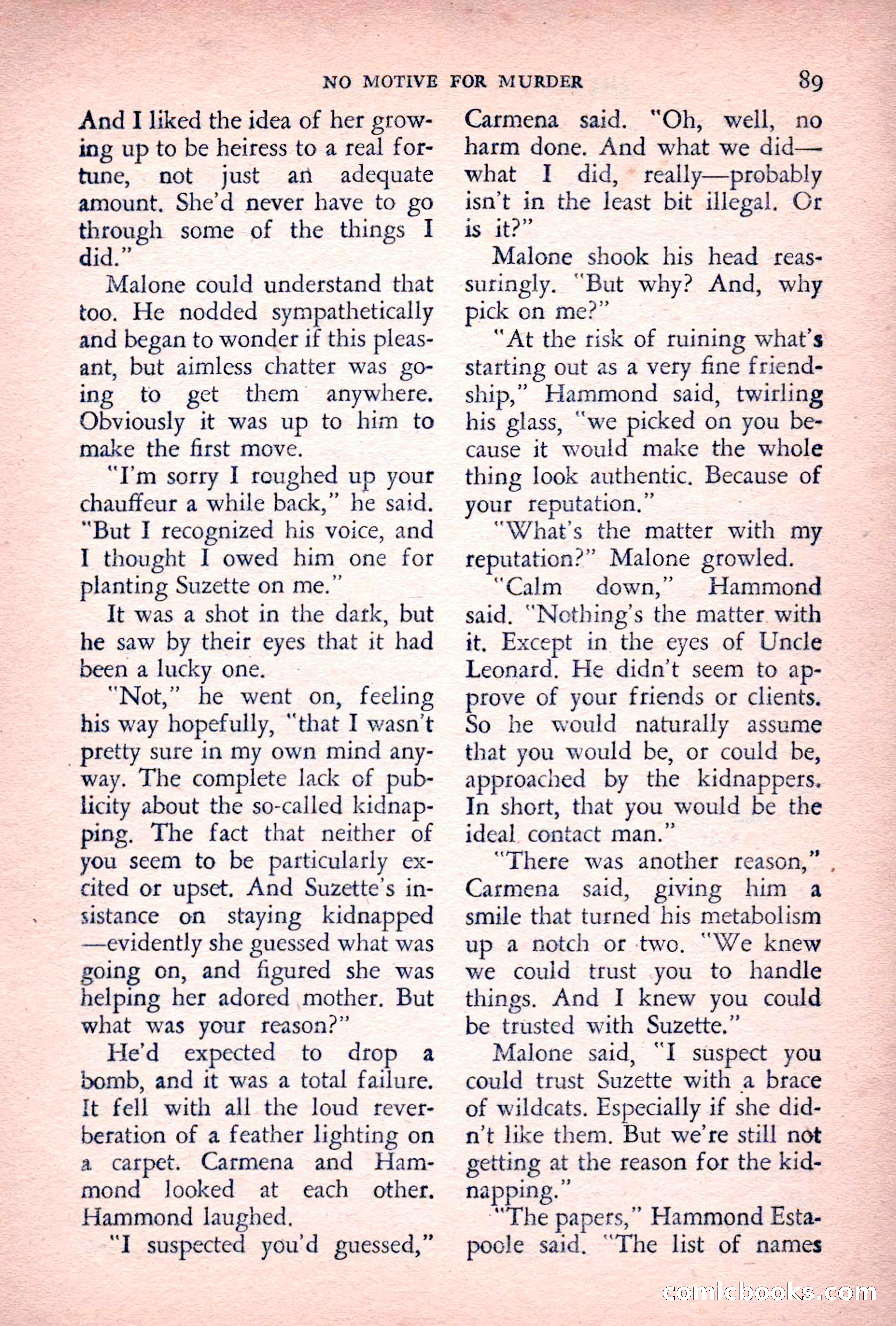 The Saint Detective Magazine, July 1955 — page 91 of 164