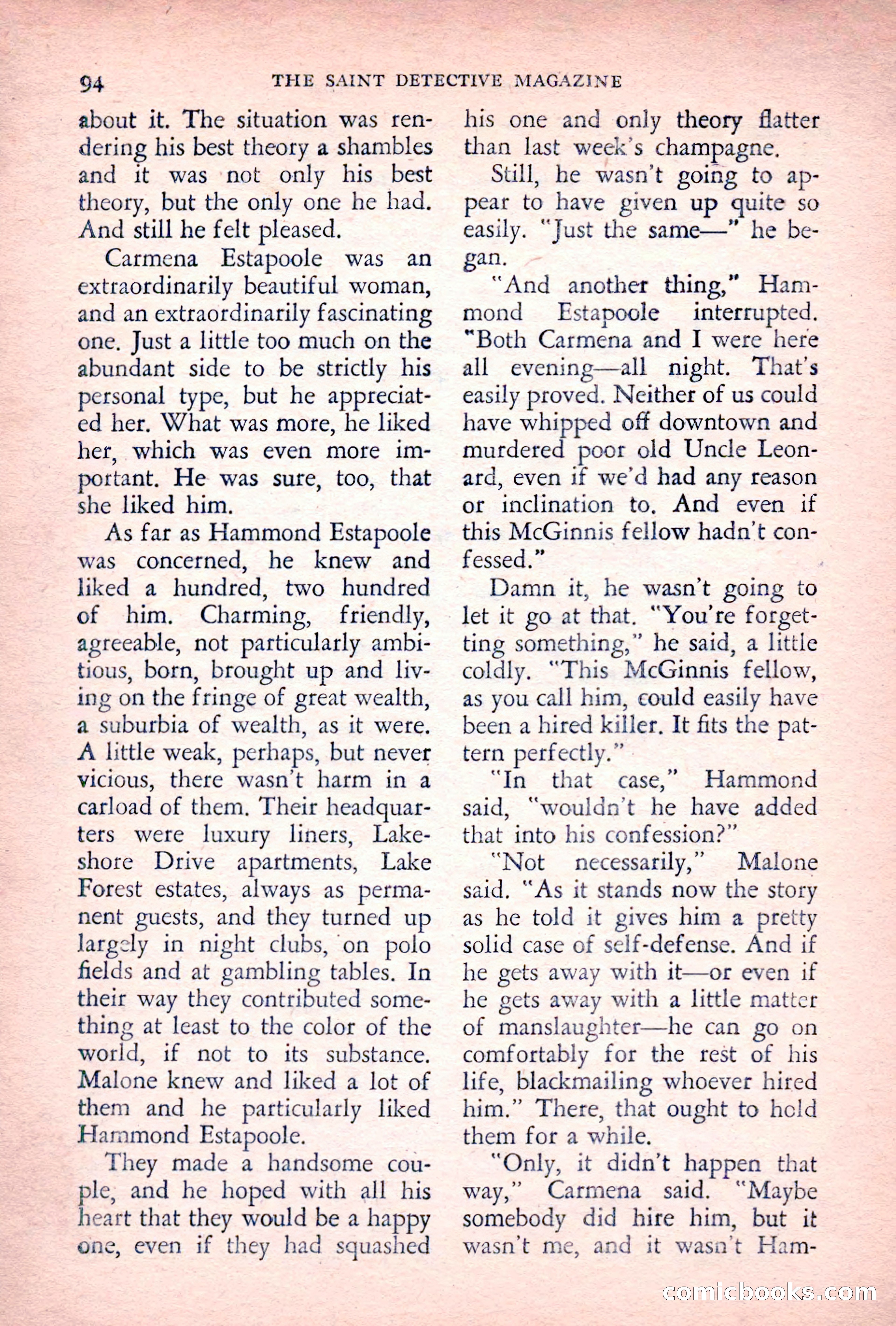 The Saint Detective Magazine, July 1955 — page 96 of 164