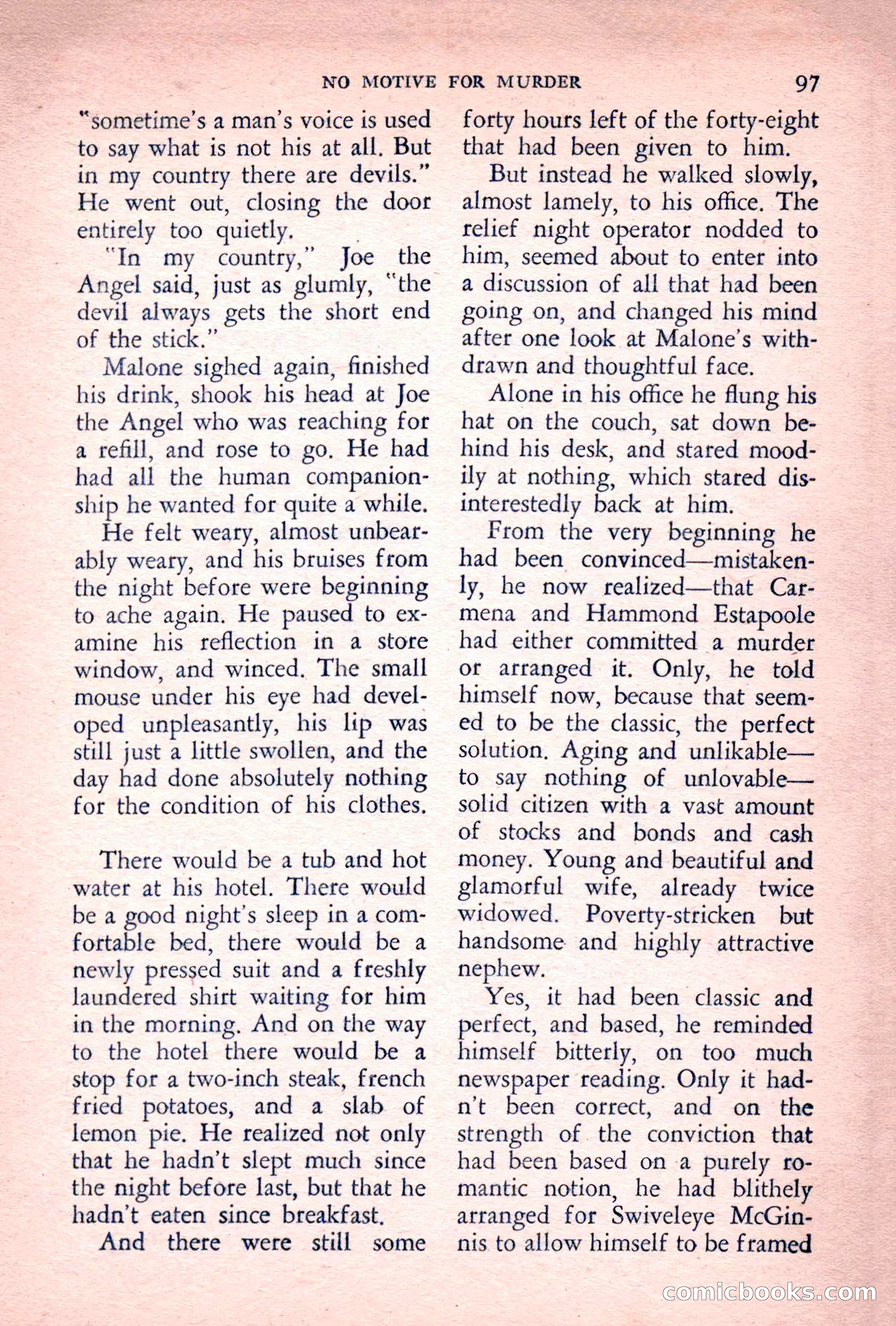 The Saint Detective Magazine, July 1955 — page 99 of 164