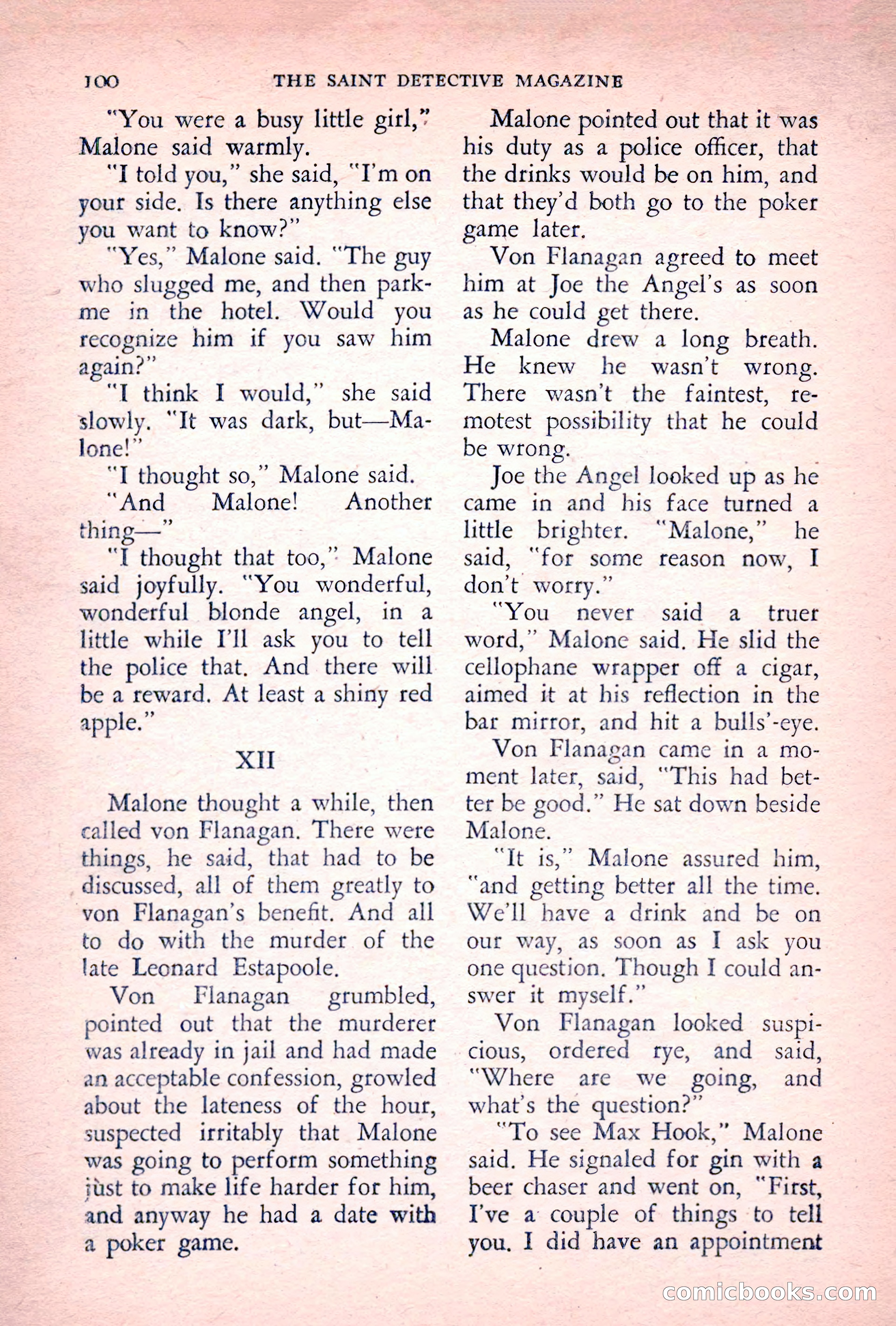 The Saint Detective Magazine, July 1955 — page 102 of 164