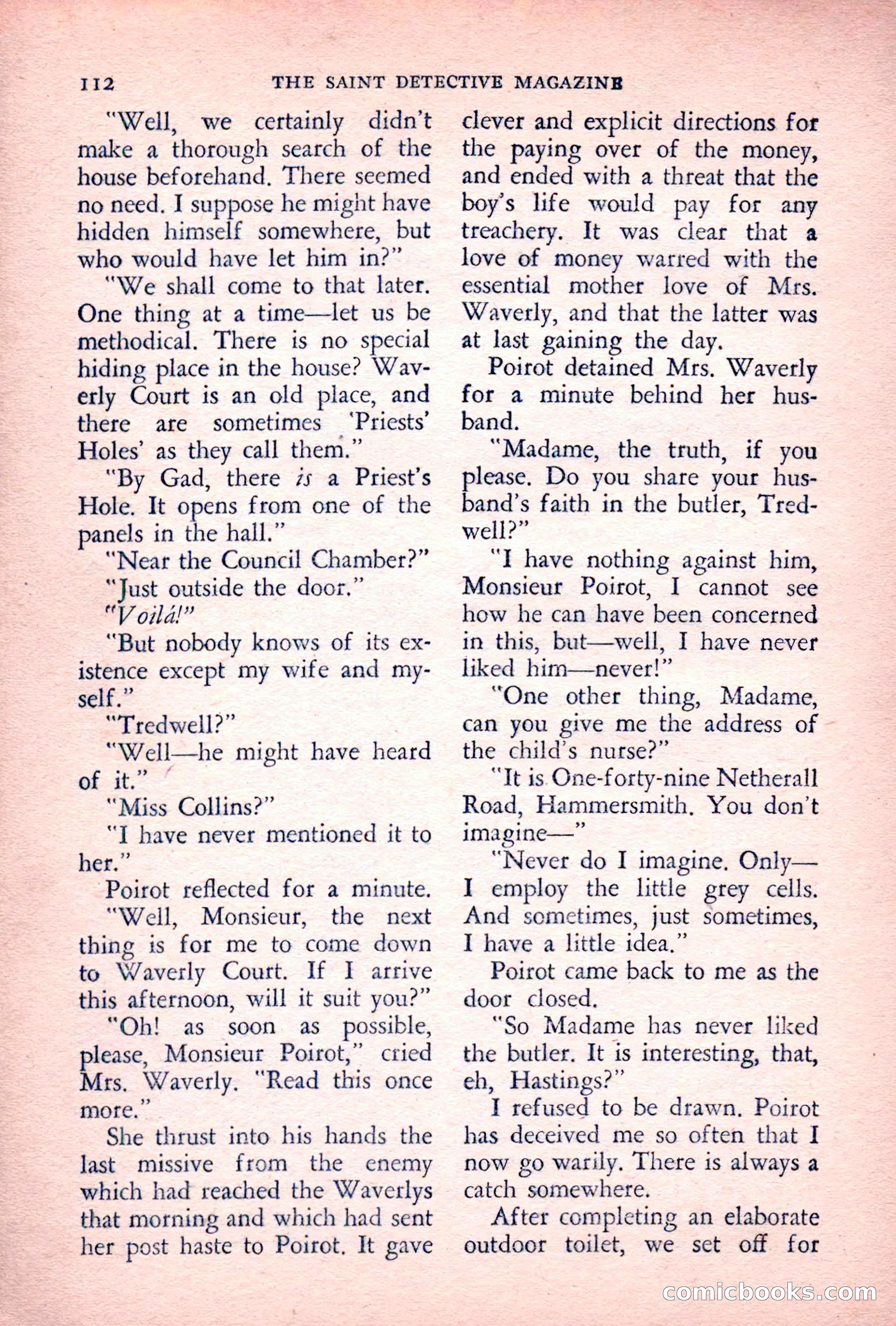 The Saint Detective Magazine, July 1955 — page 114 of 164