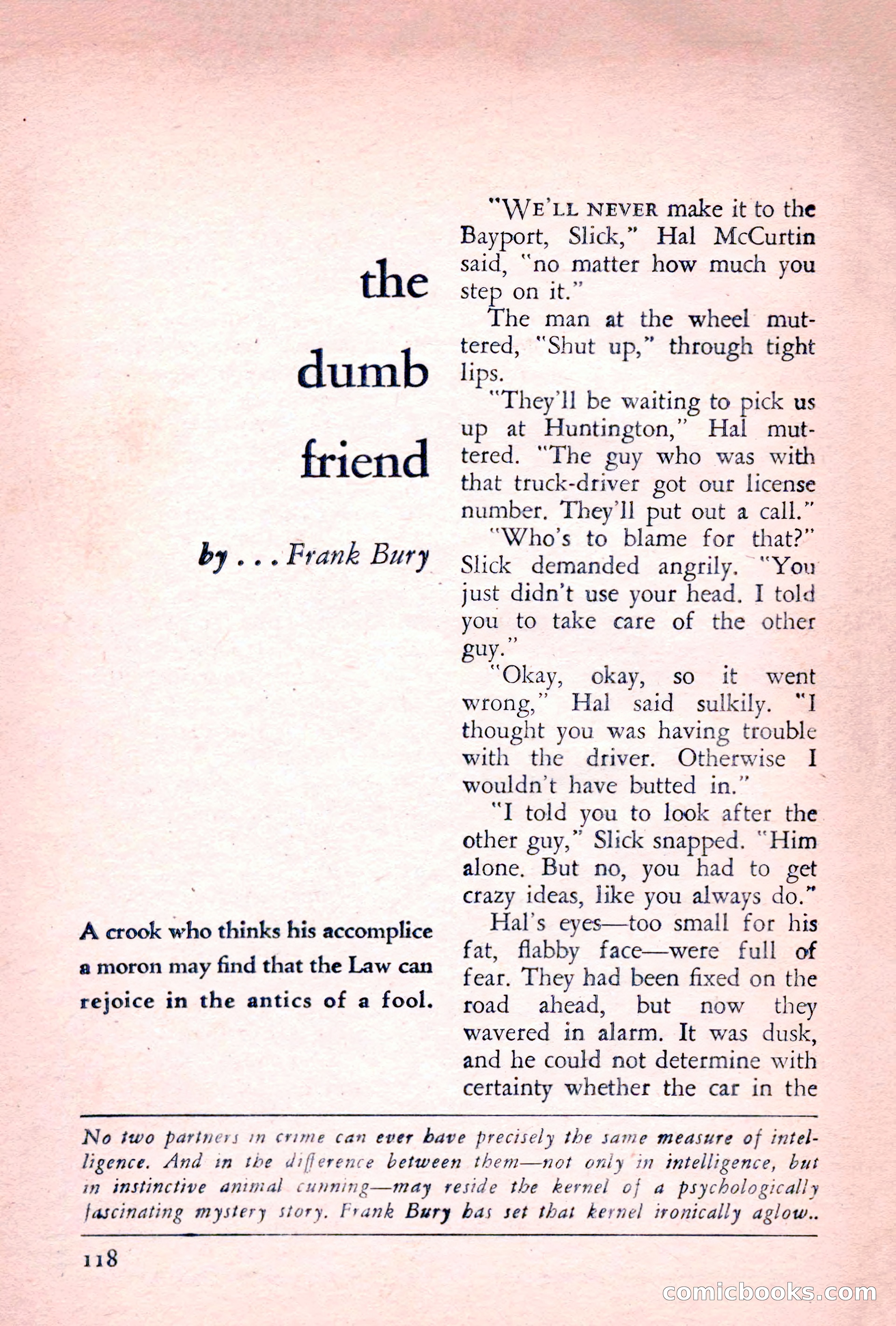 The Saint Detective Magazine, July 1955 — page 120 of 164