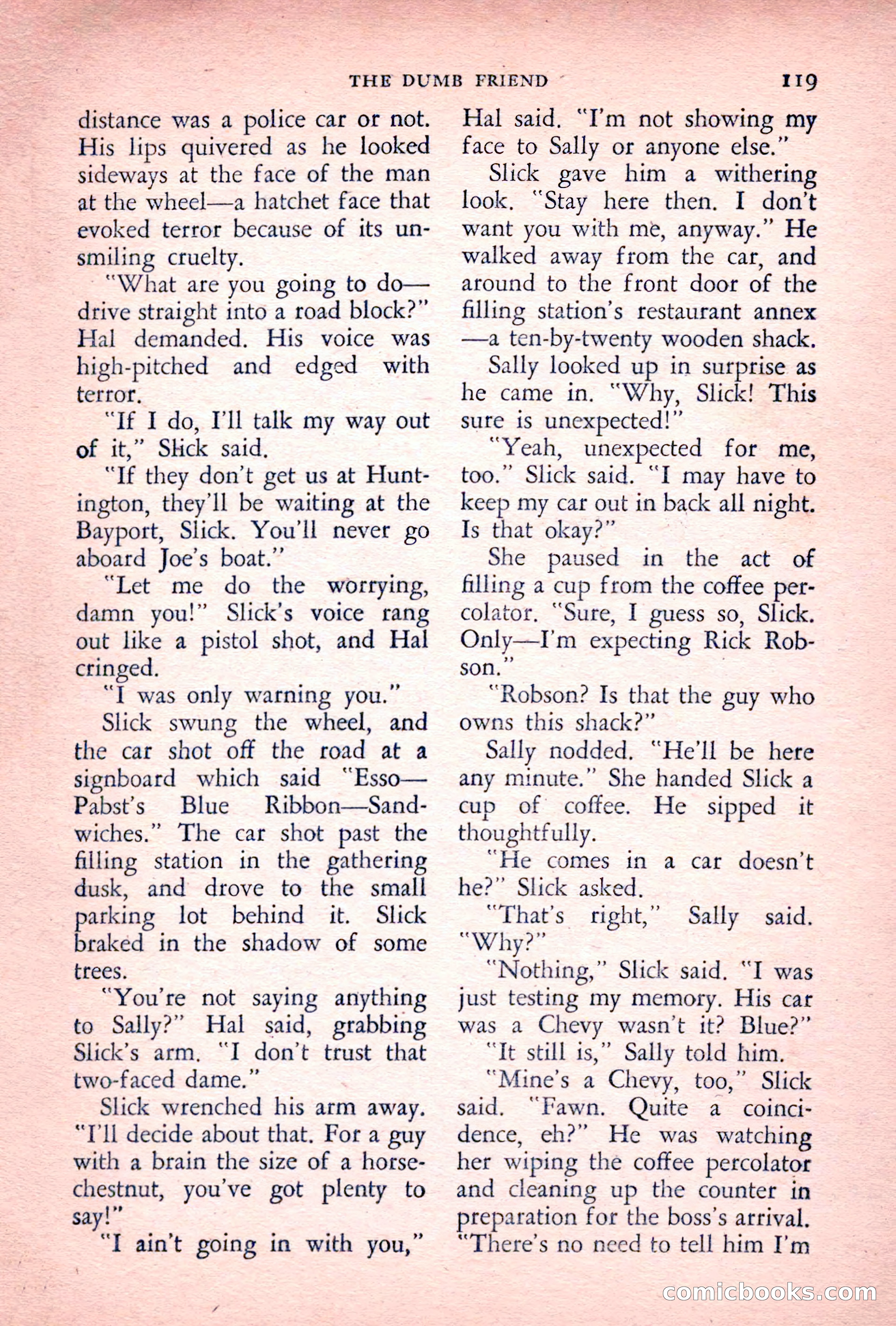 The Saint Detective Magazine, July 1955 — page 121 of 164