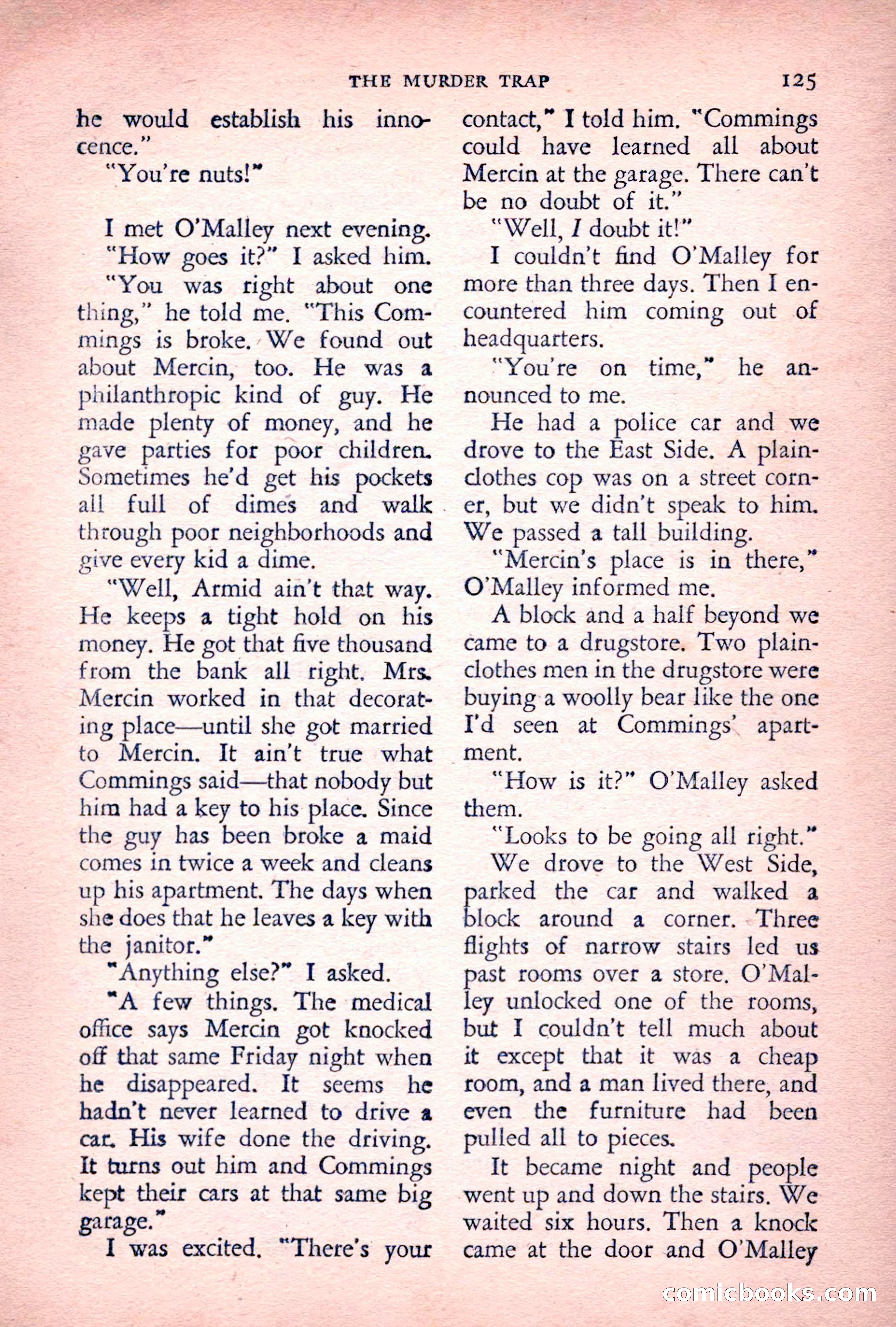 The Saint Detective Magazine, July 1955 — page 127 of 164