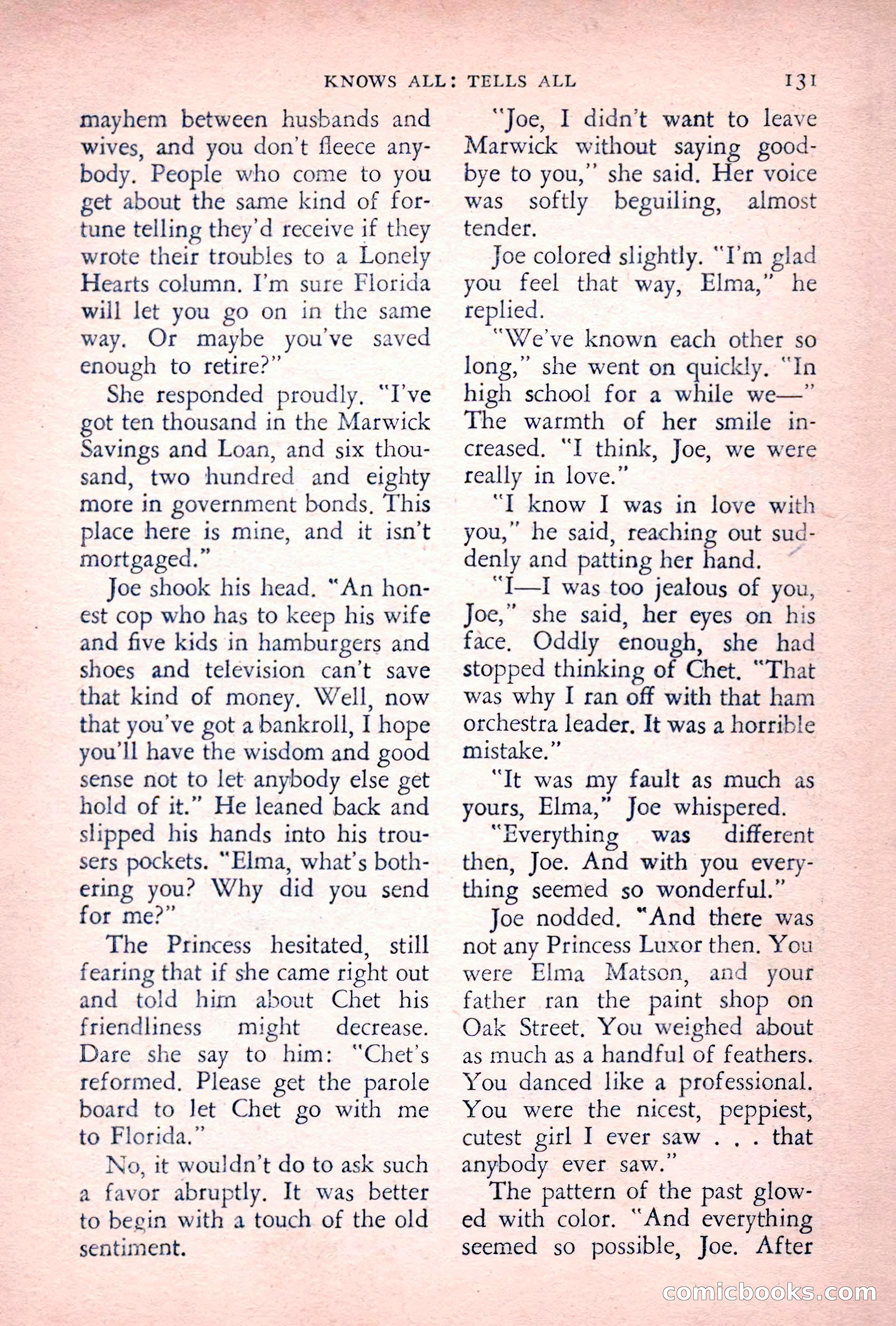 The Saint Detective Magazine, July 1955 — page 133 of 164