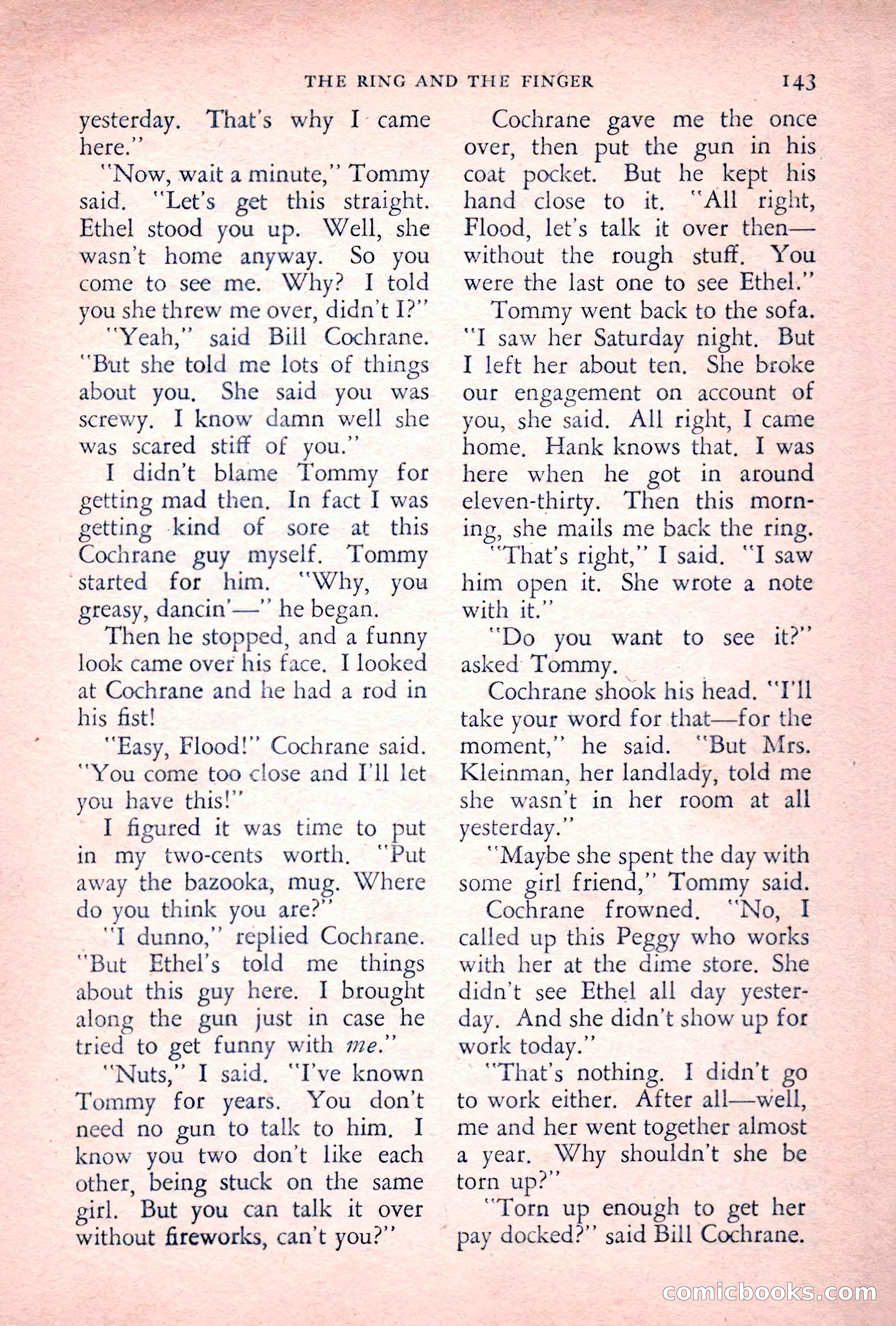 The Saint Detective Magazine, July 1955 — page 145 of 164
