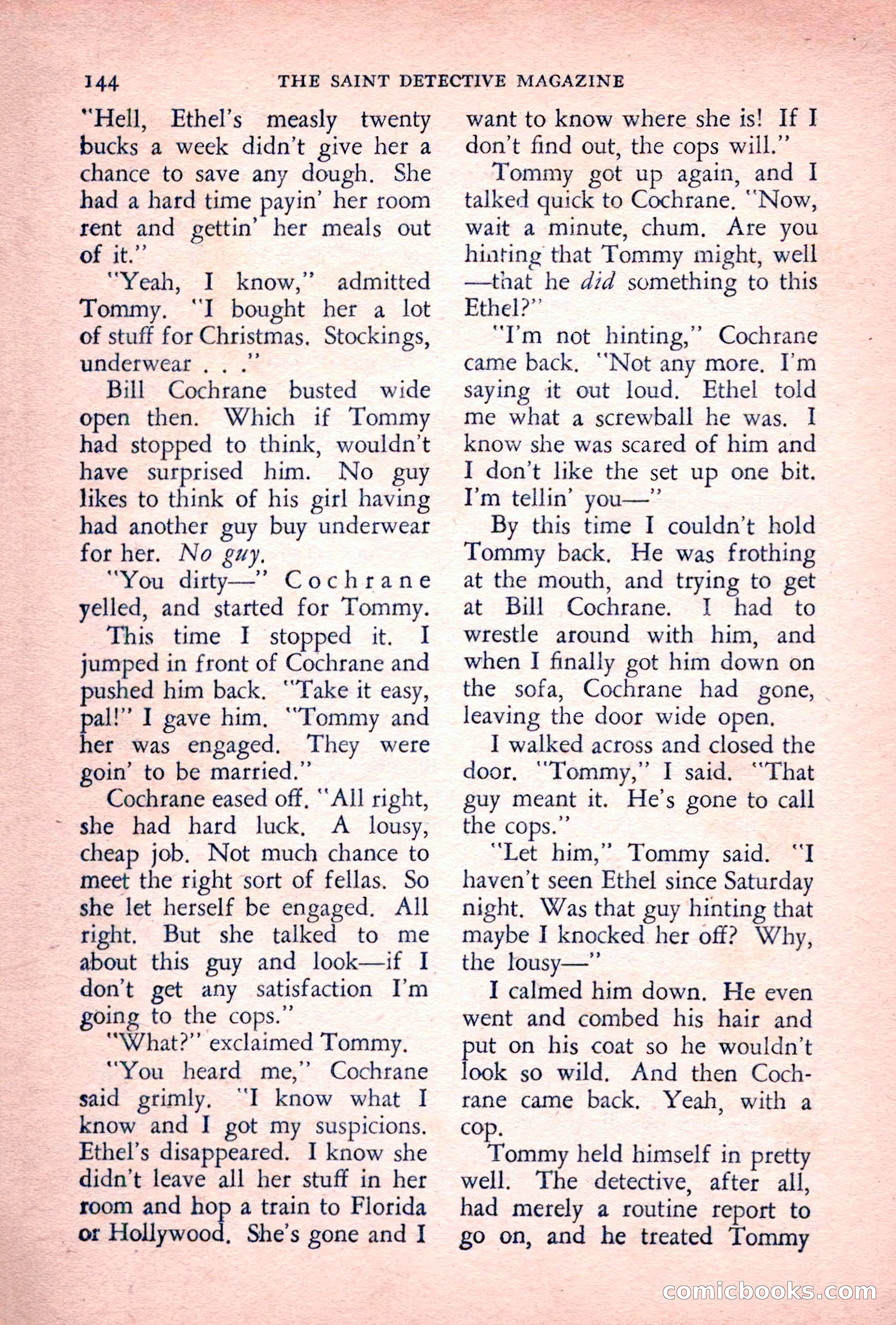 The Saint Detective Magazine, July 1955 — page 146 of 164