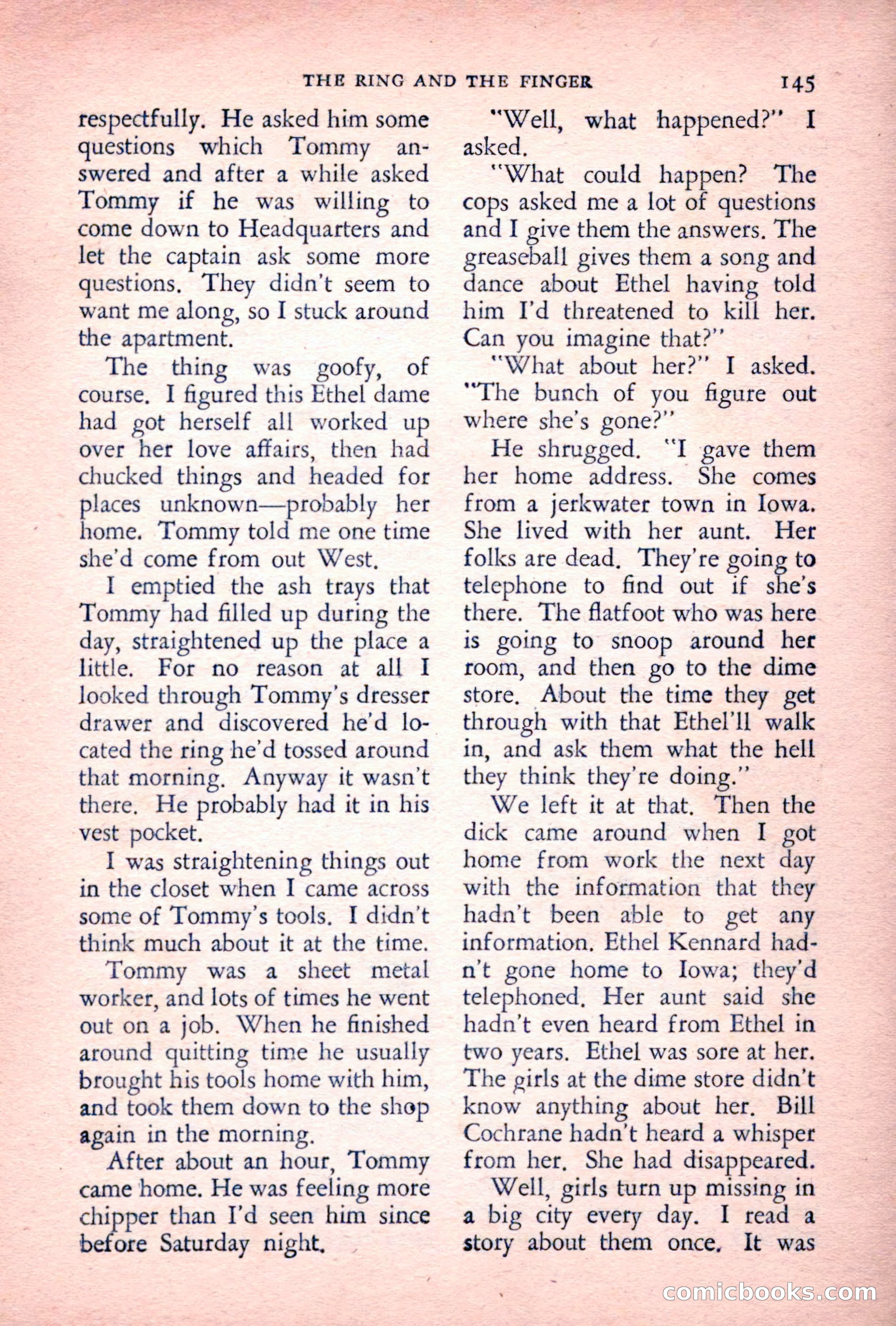 The Saint Detective Magazine, July 1955 — page 147 of 164