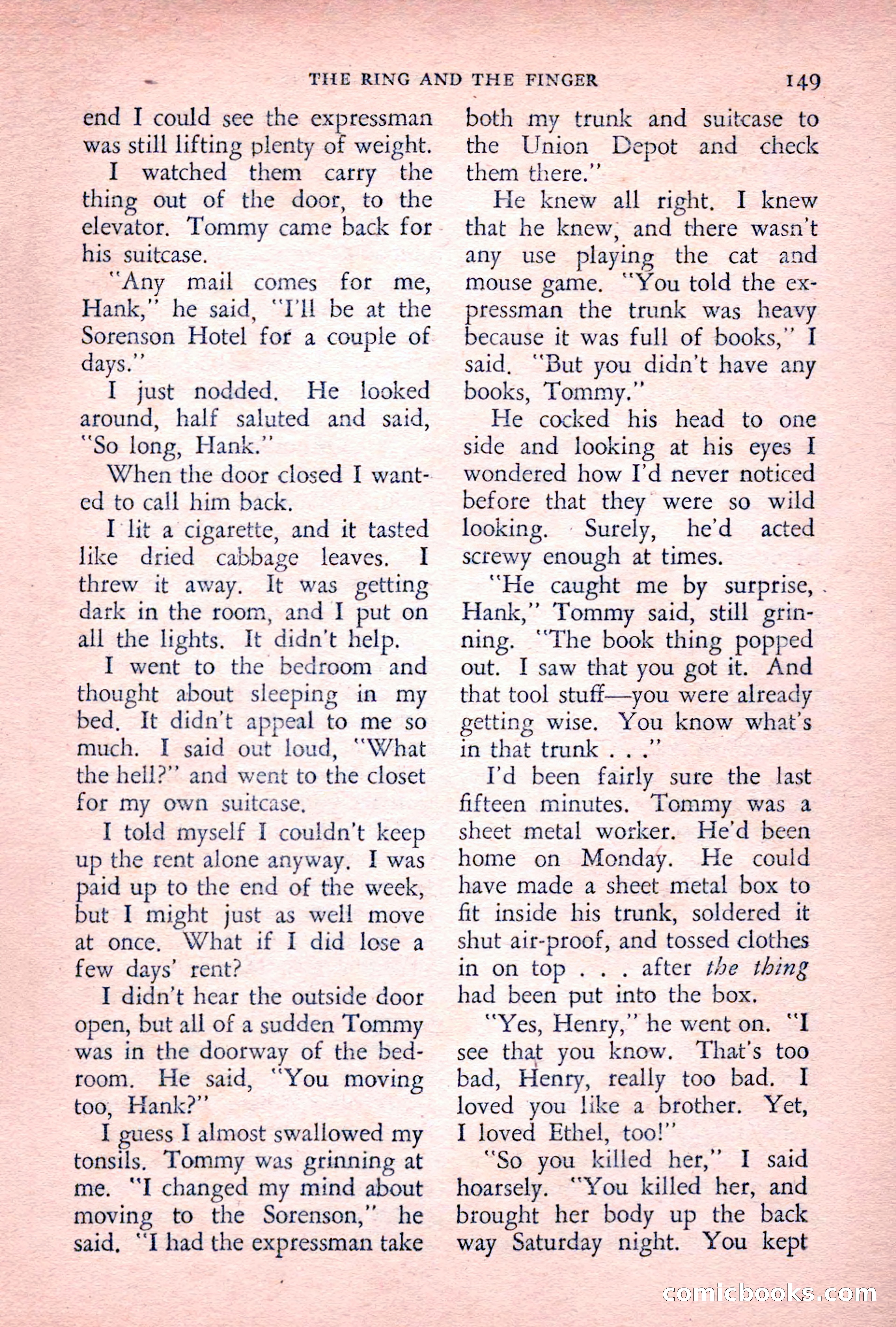 The Saint Detective Magazine, July 1955 — page 151 of 164