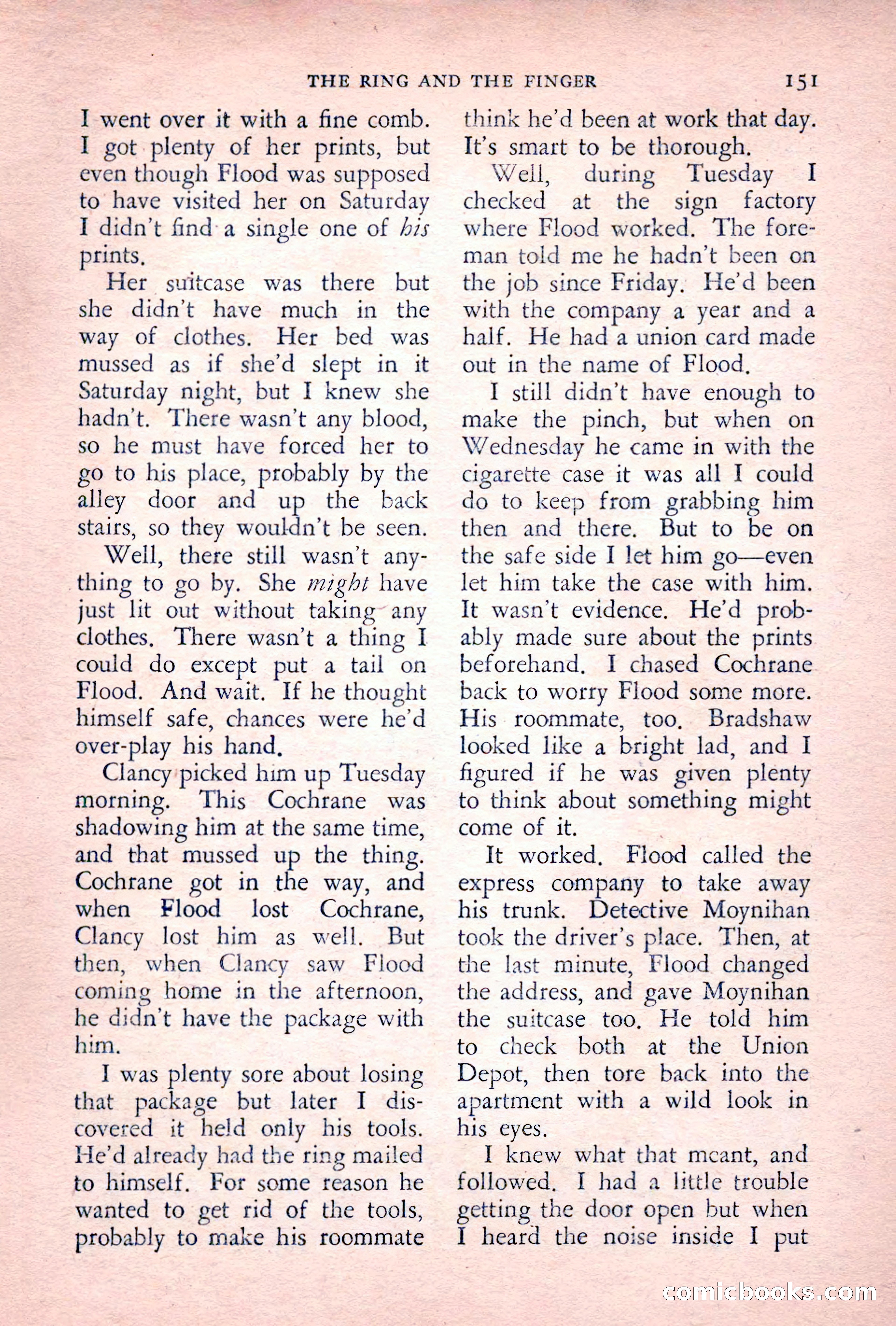 The Saint Detective Magazine, July 1955 — page 153 of 164