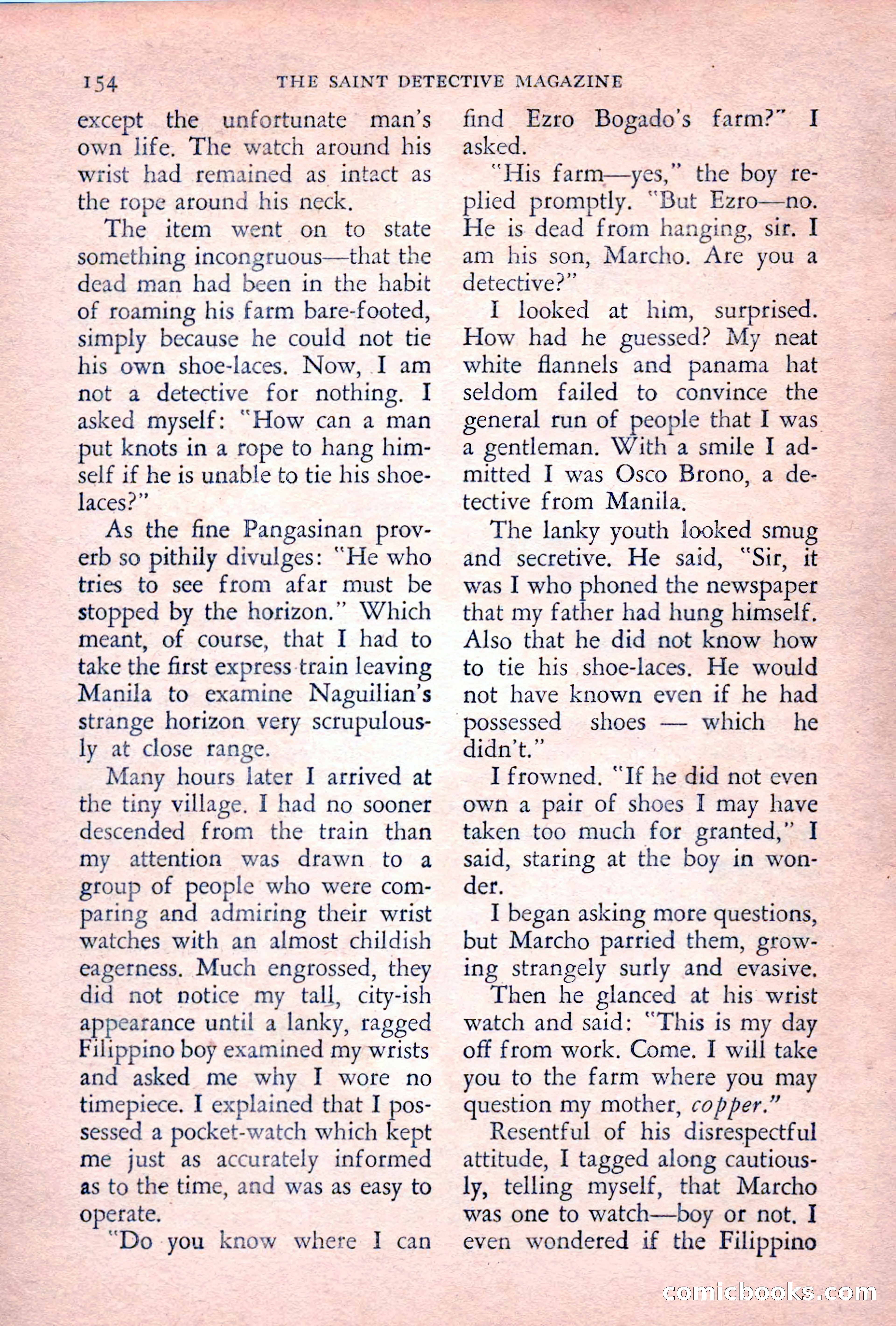 The Saint Detective Magazine, July 1955 — page 156 of 164