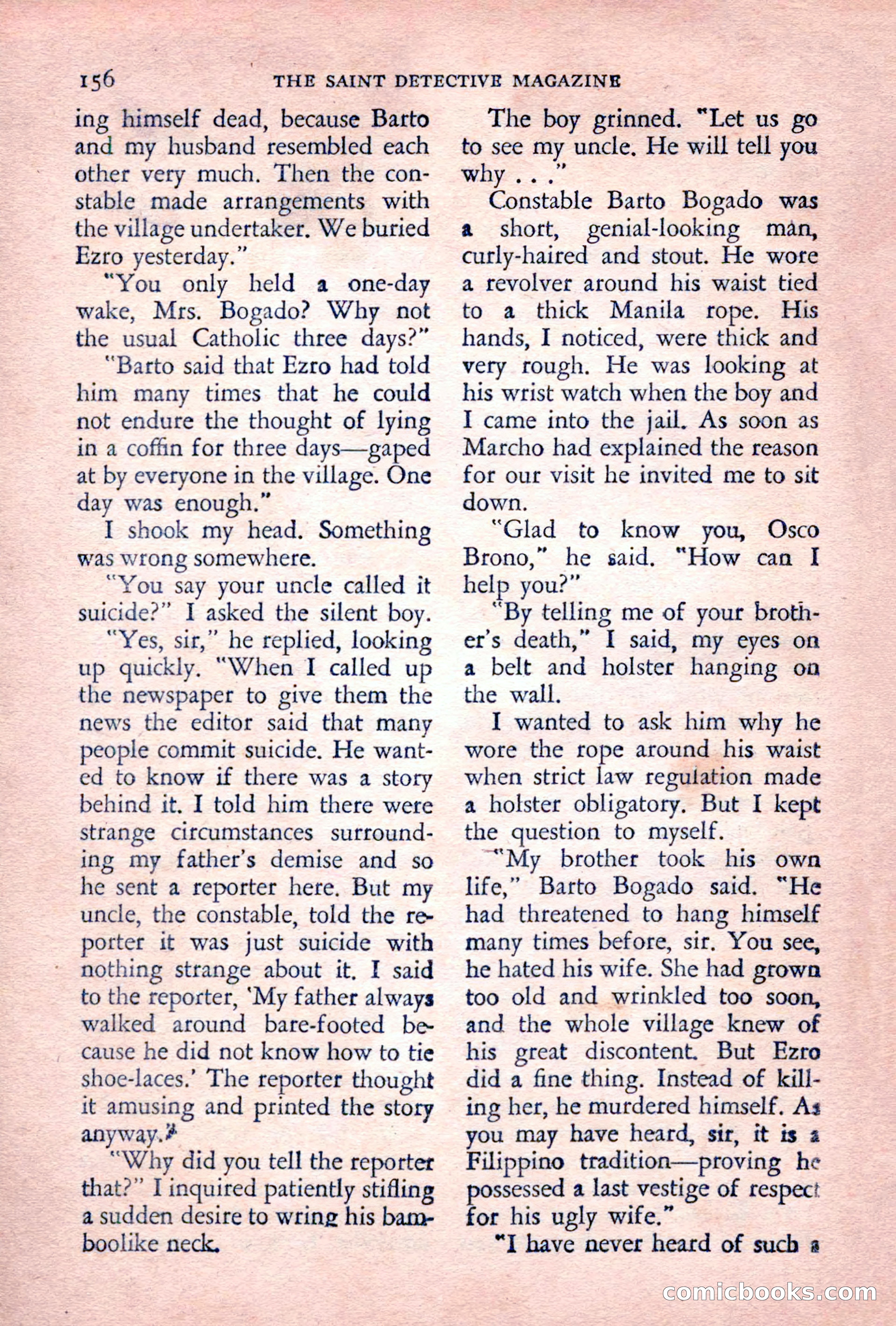 The Saint Detective Magazine, July 1955 — page 158 of 164