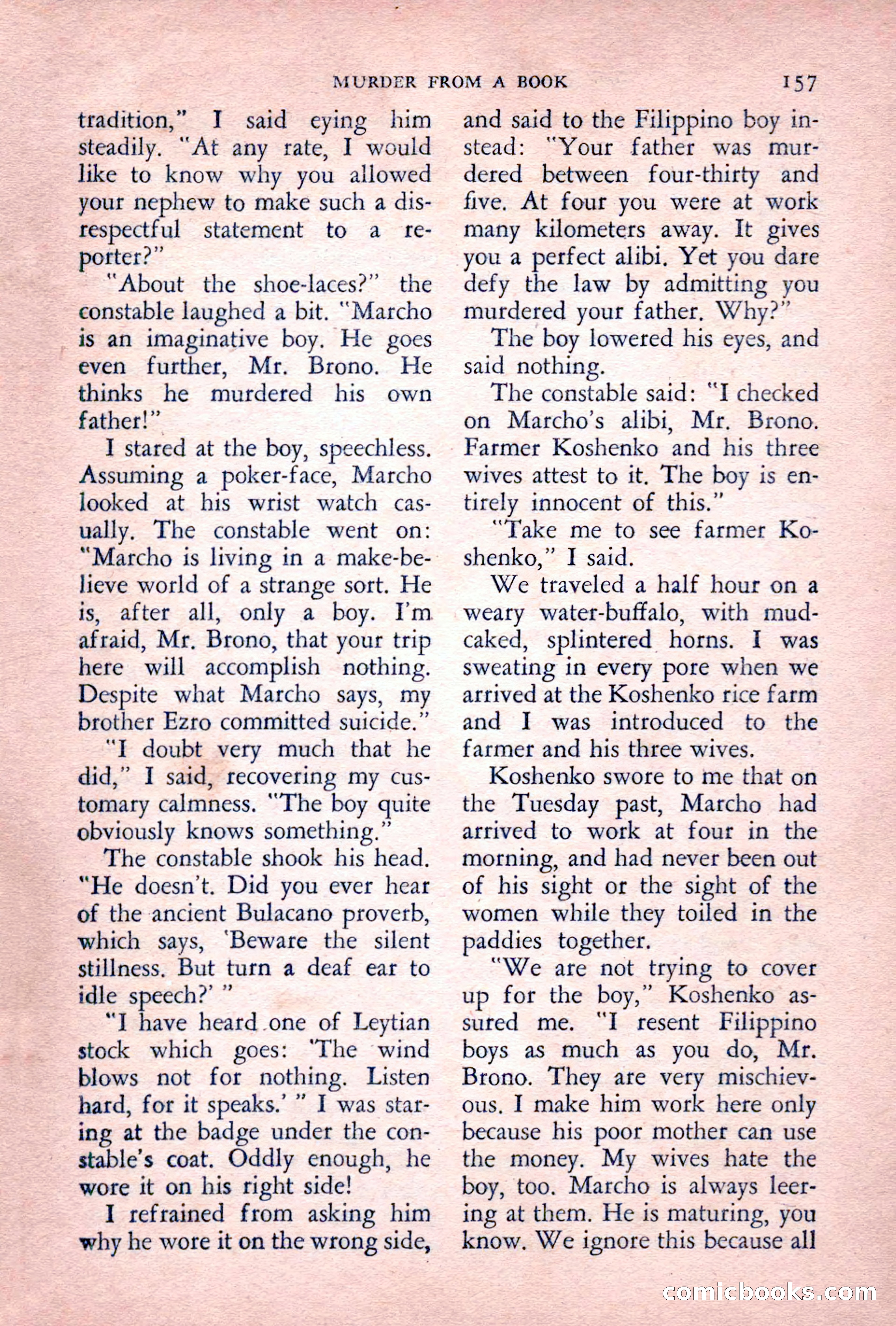 The Saint Detective Magazine, July 1955 — page 159 of 164