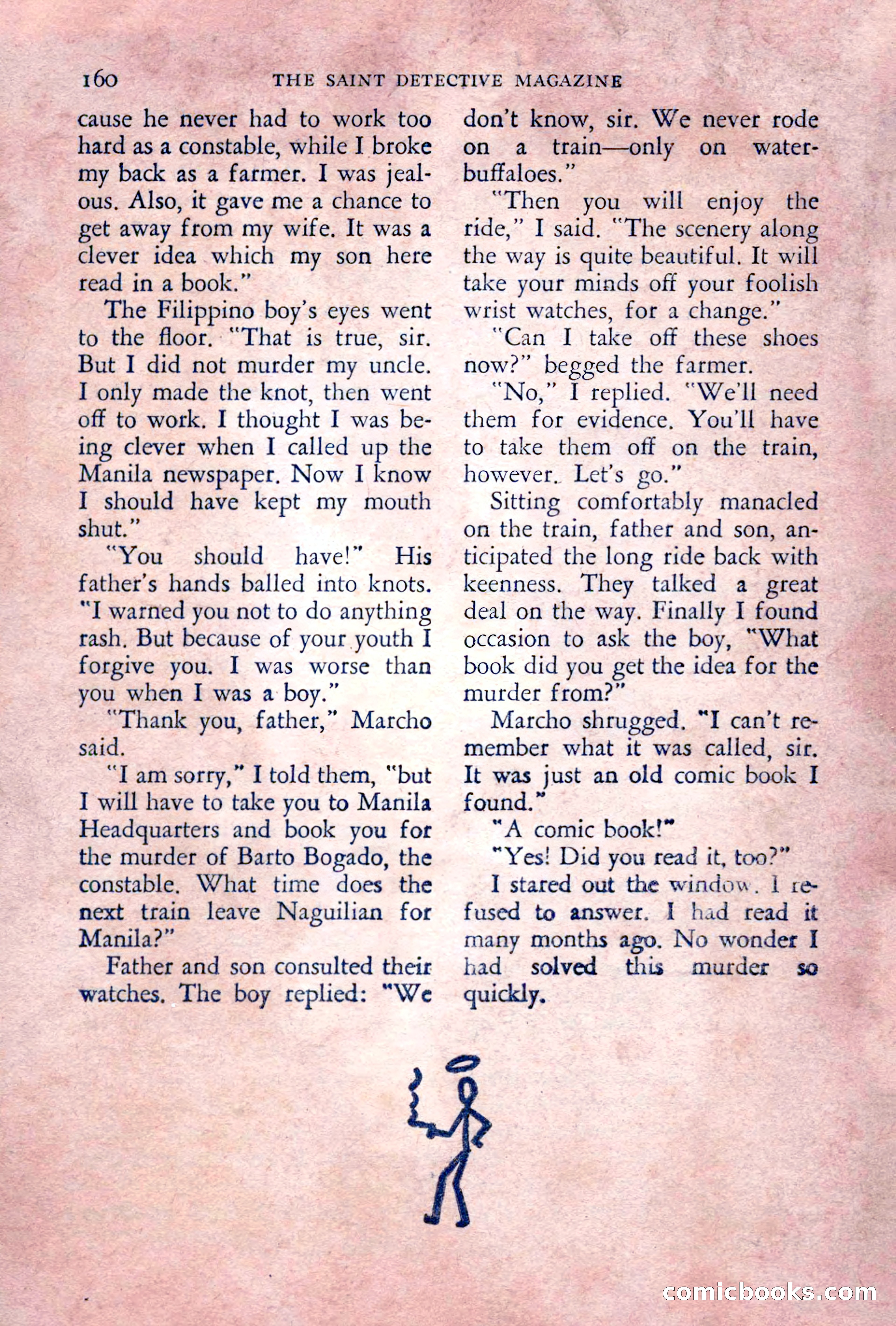 The Saint Detective Magazine, July 1955 — page 162 of 164