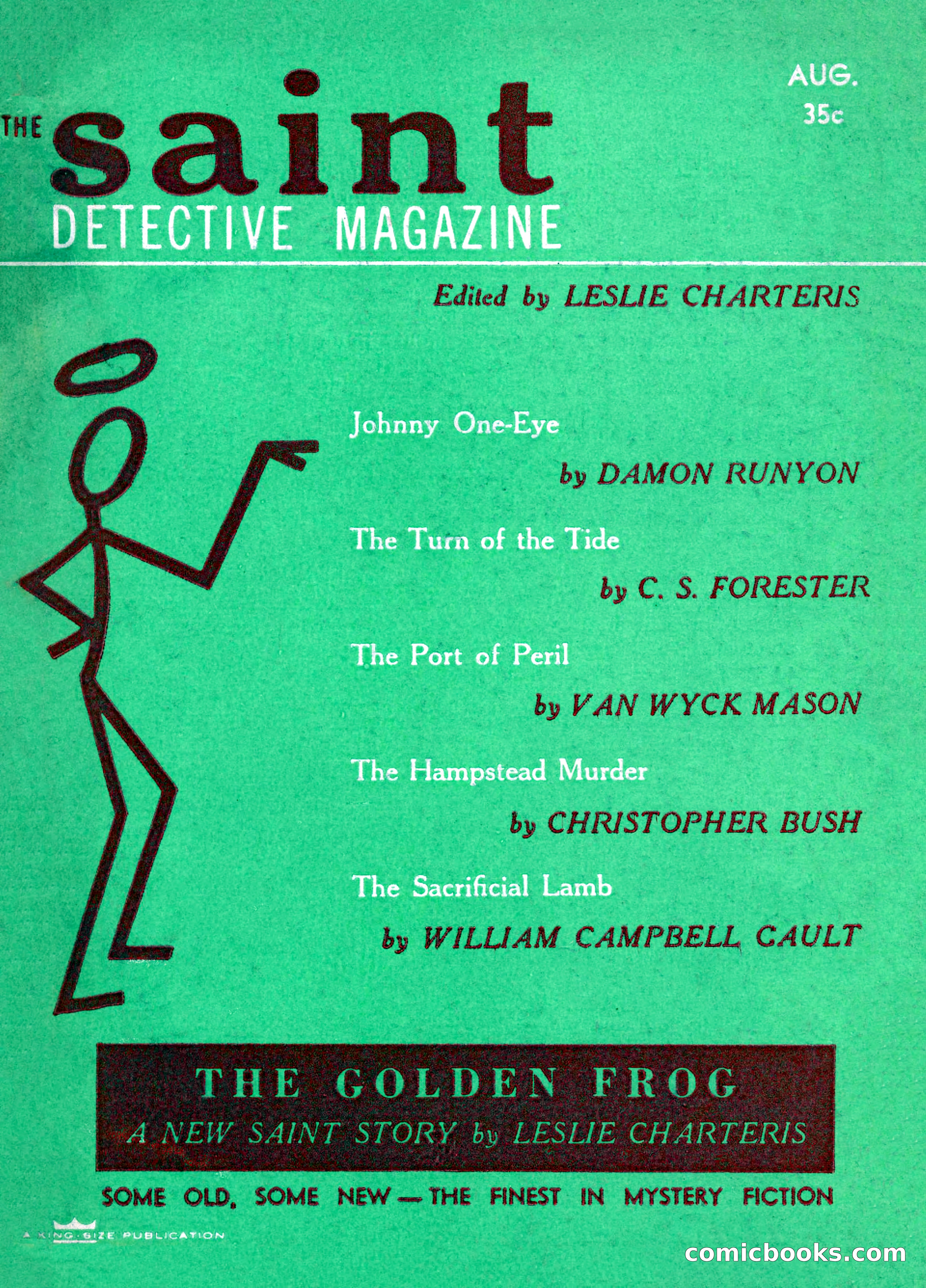 The Saint Detective Magazine, August 1955