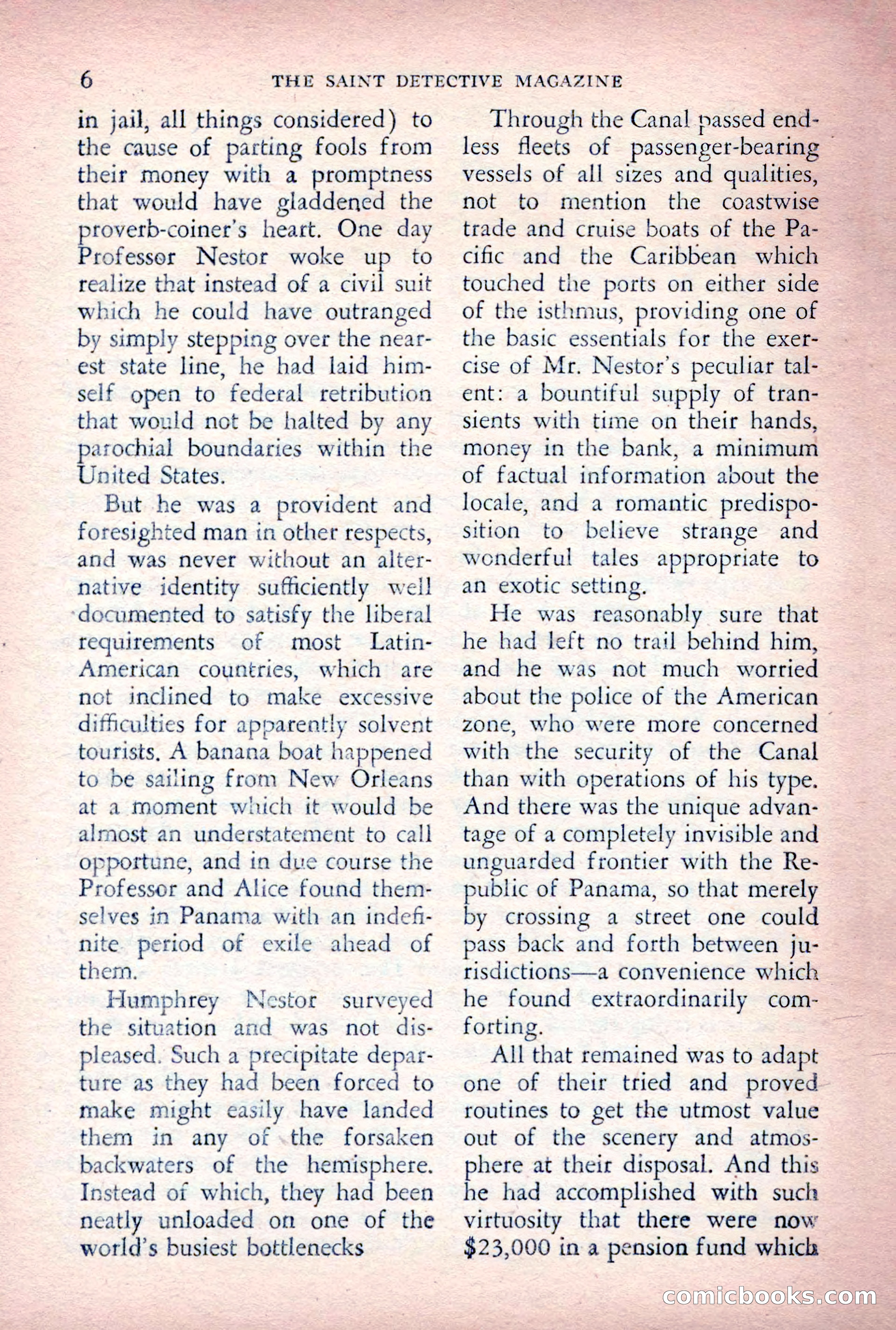 The Saint Detective Magazine, August 1955 — page 8 of 164