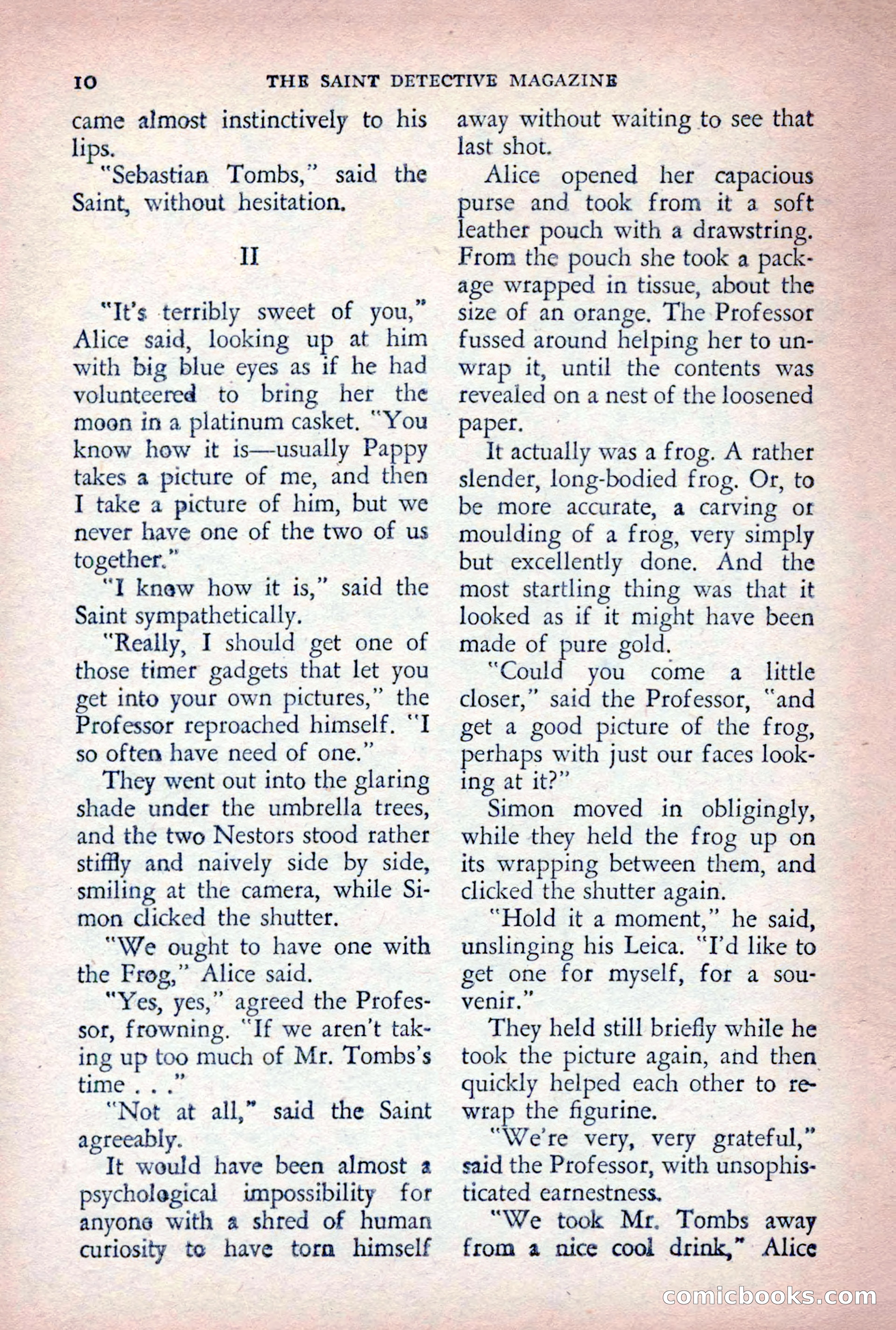 The Saint Detective Magazine, August 1955 — page 12 of 164