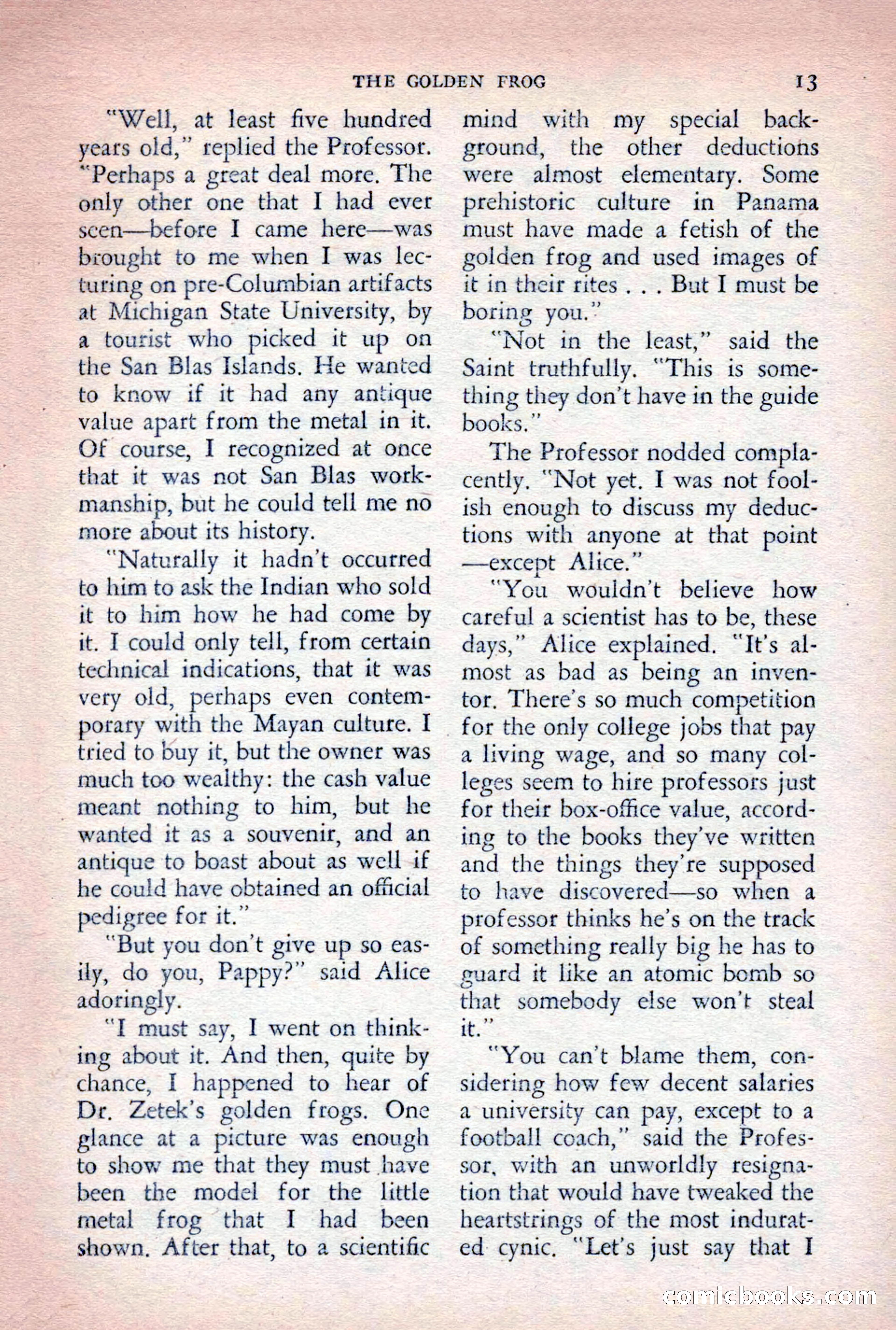 The Saint Detective Magazine, August 1955 — page 15 of 164