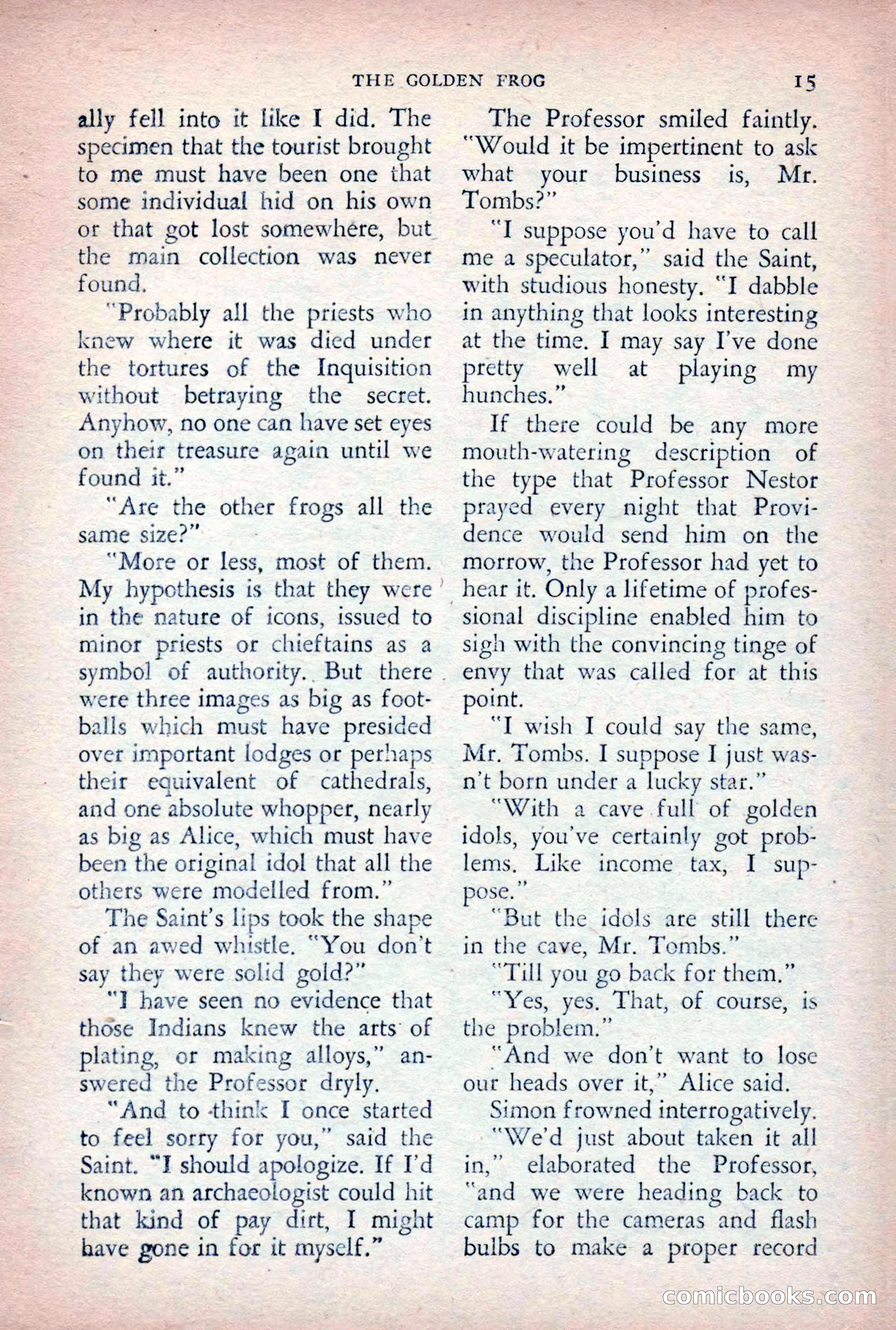 The Saint Detective Magazine, August 1955 — page 17 of 164