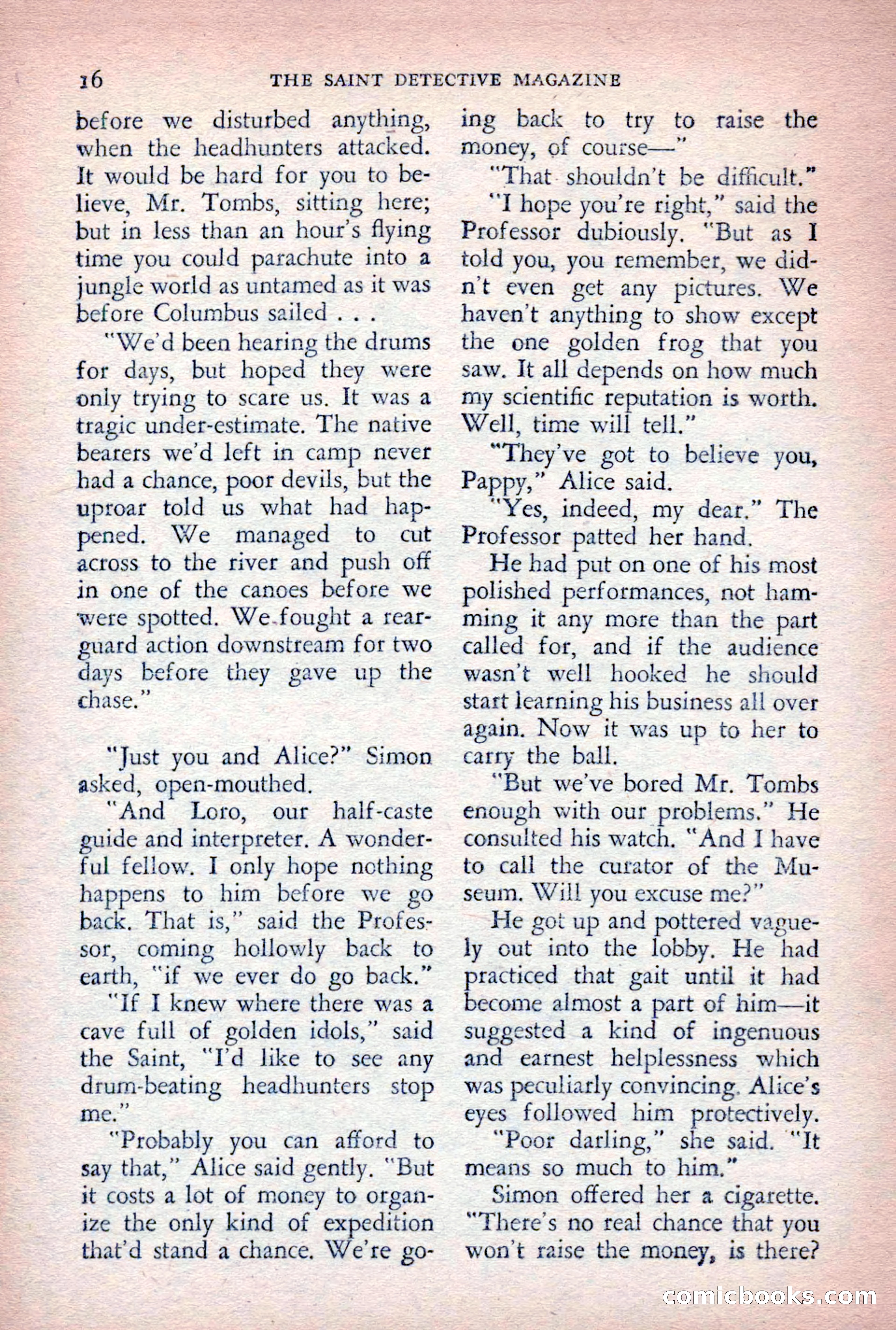 The Saint Detective Magazine, August 1955 — page 18 of 164