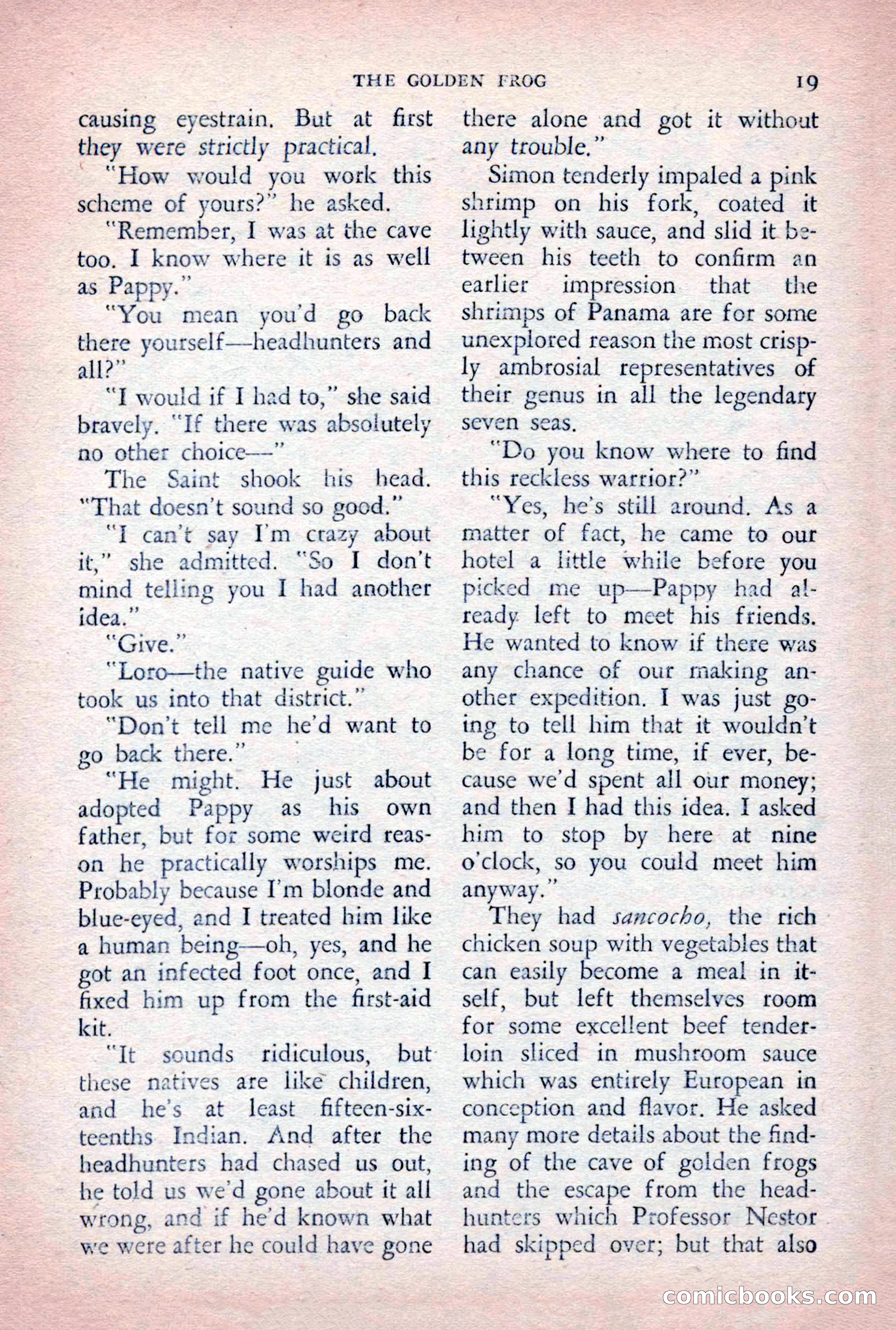 The Saint Detective Magazine, August 1955 — page 21 of 164
