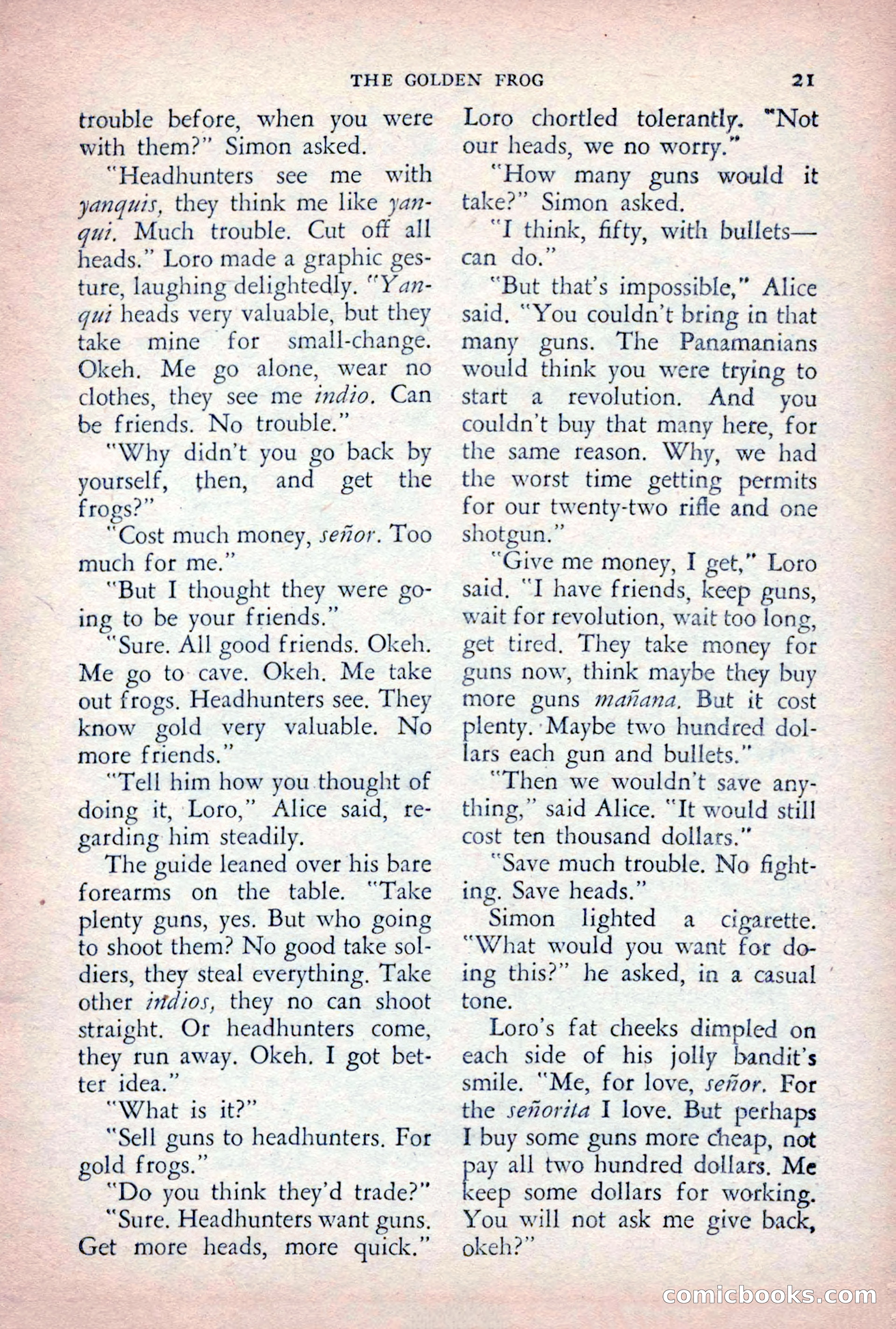 The Saint Detective Magazine, August 1955 — page 23 of 164
