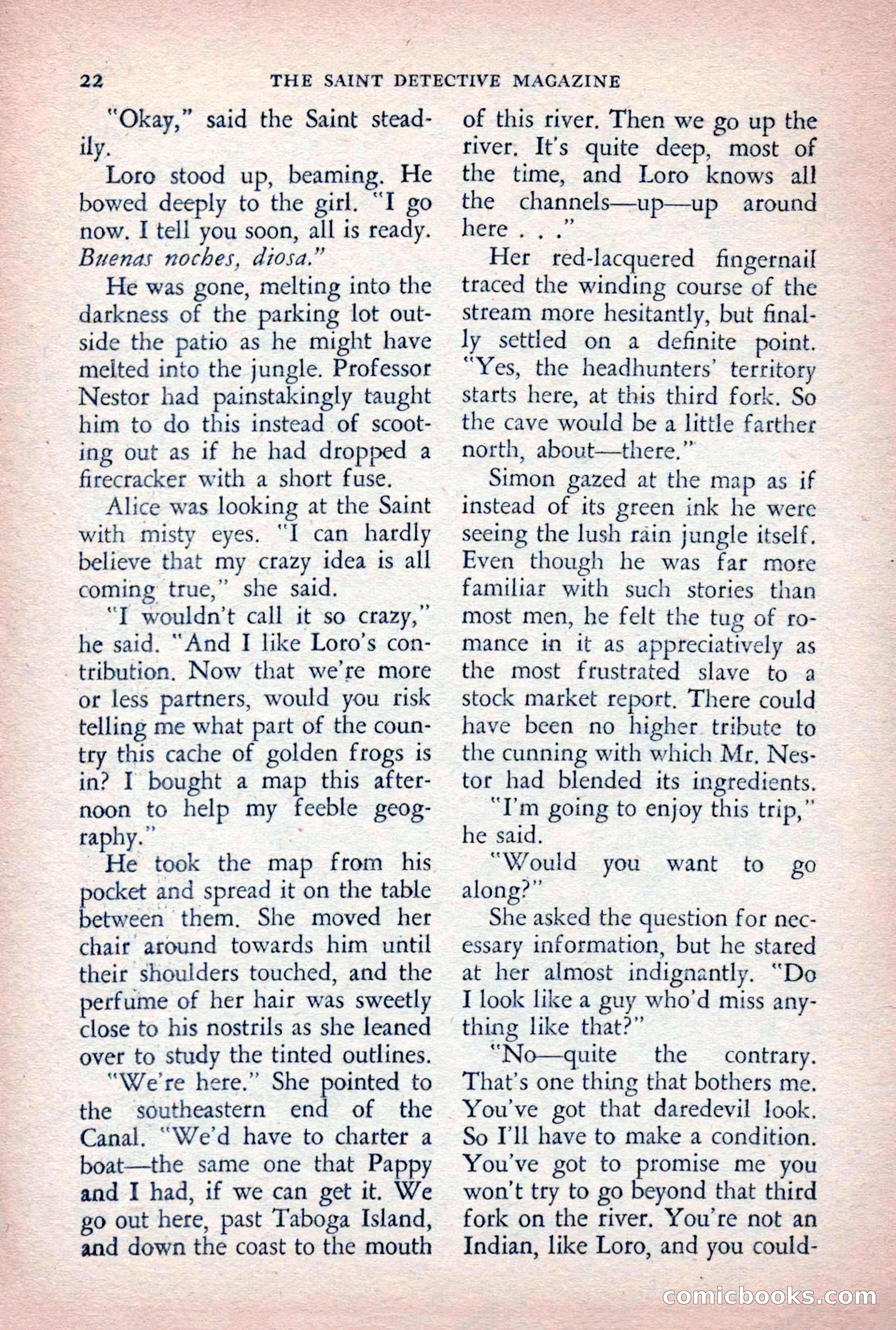The Saint Detective Magazine, August 1955 — page 24 of 164