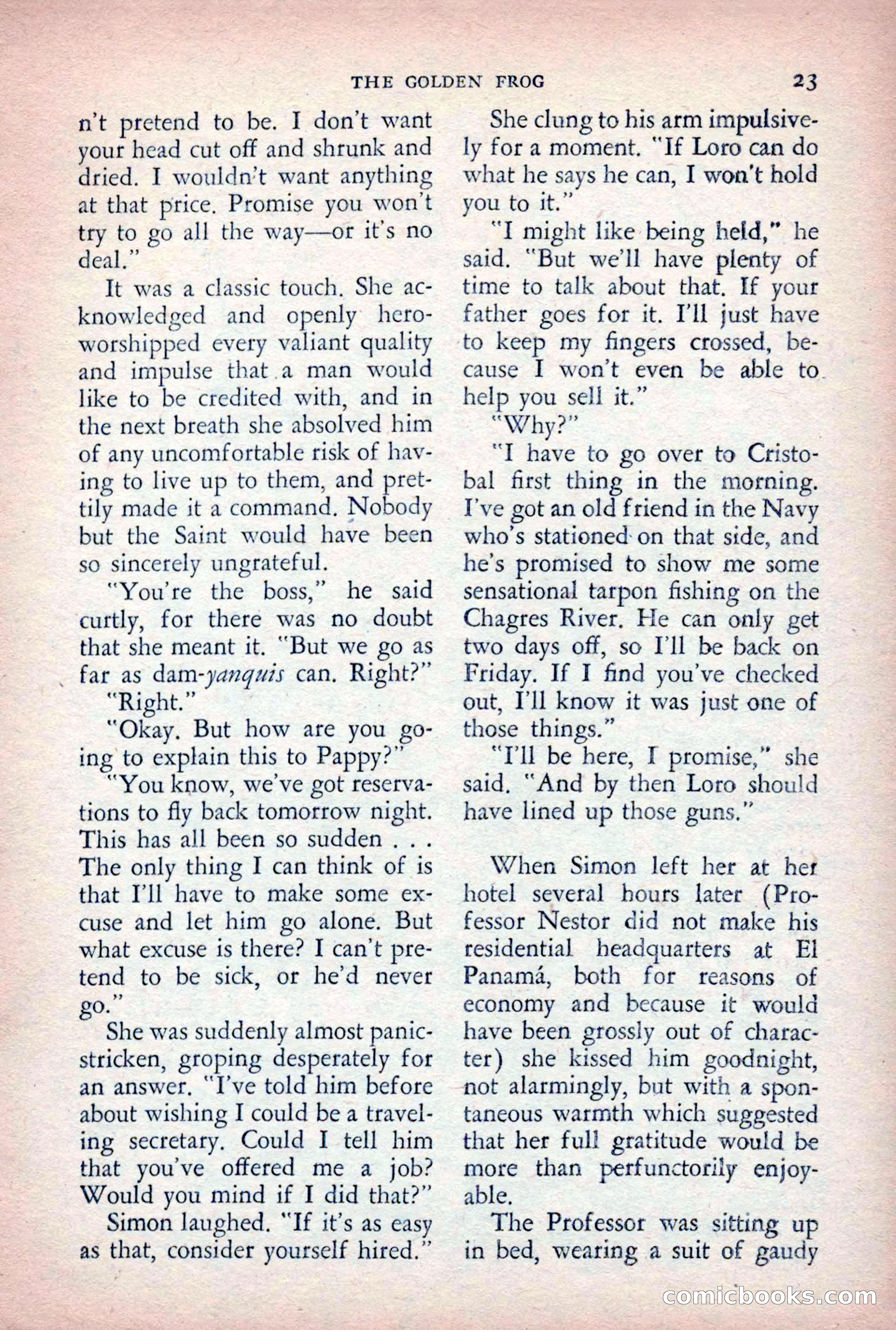 The Saint Detective Magazine, August 1955 — page 25 of 164