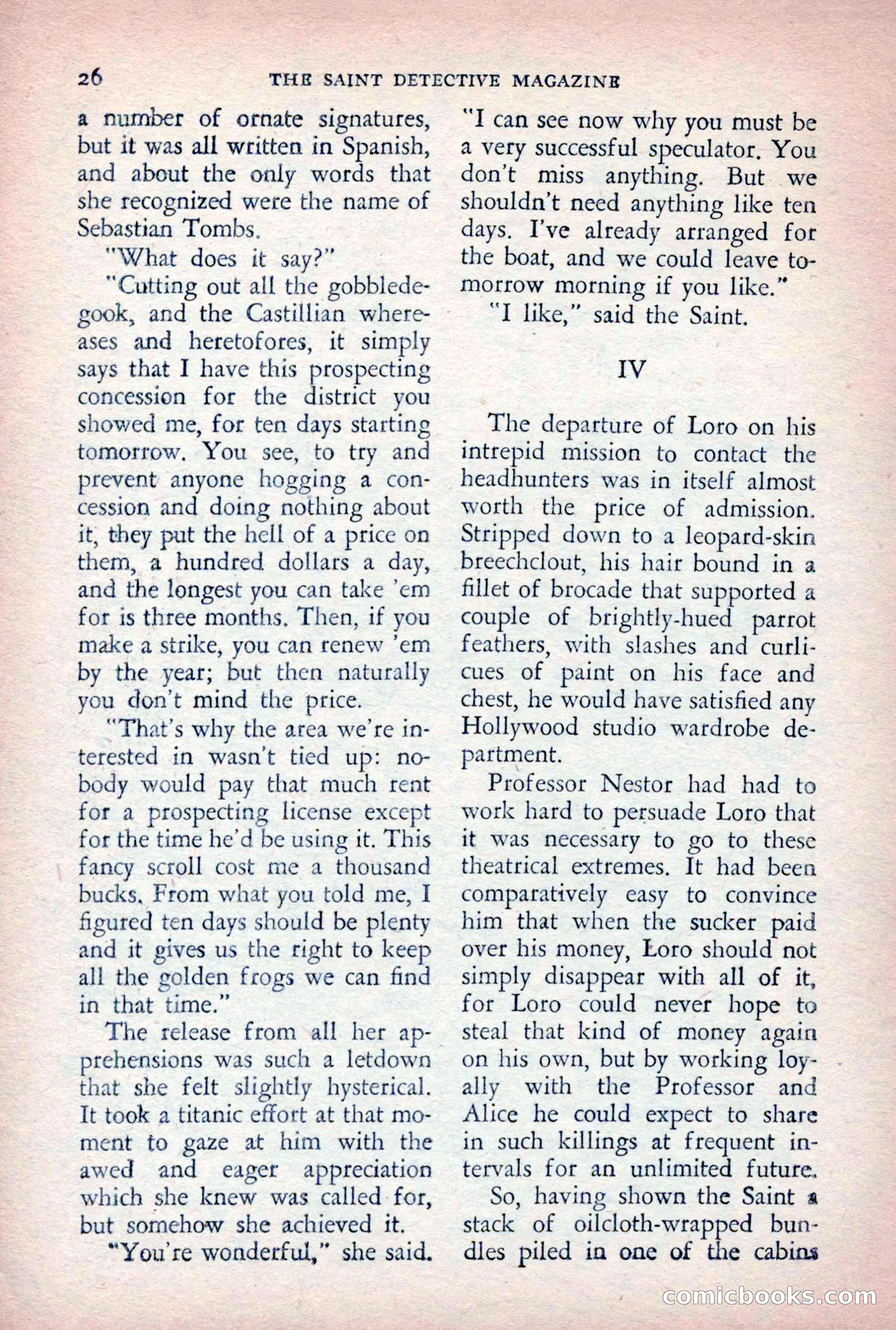 The Saint Detective Magazine, August 1955 — page 28 of 164