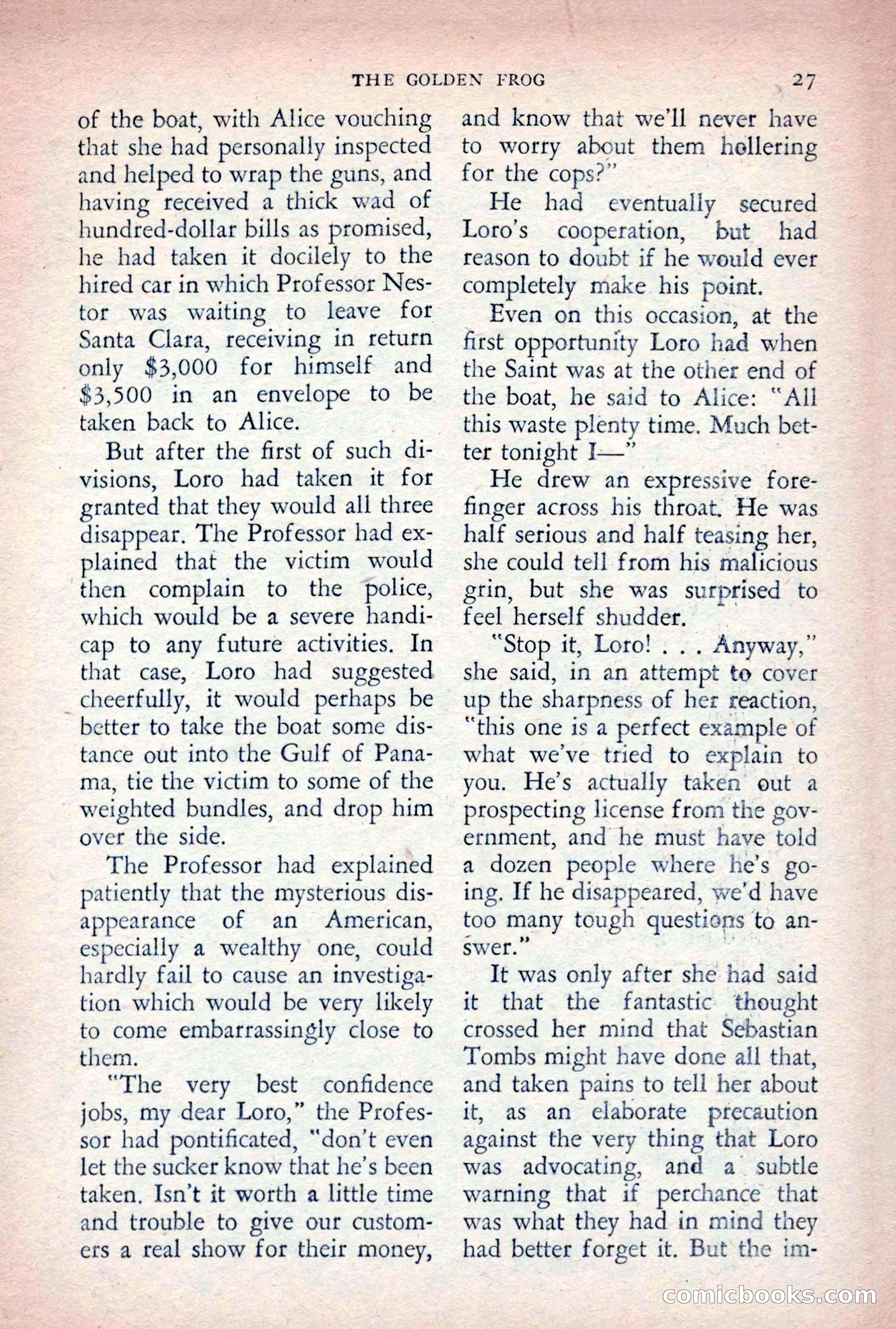 The Saint Detective Magazine, August 1955 — page 29 of 164