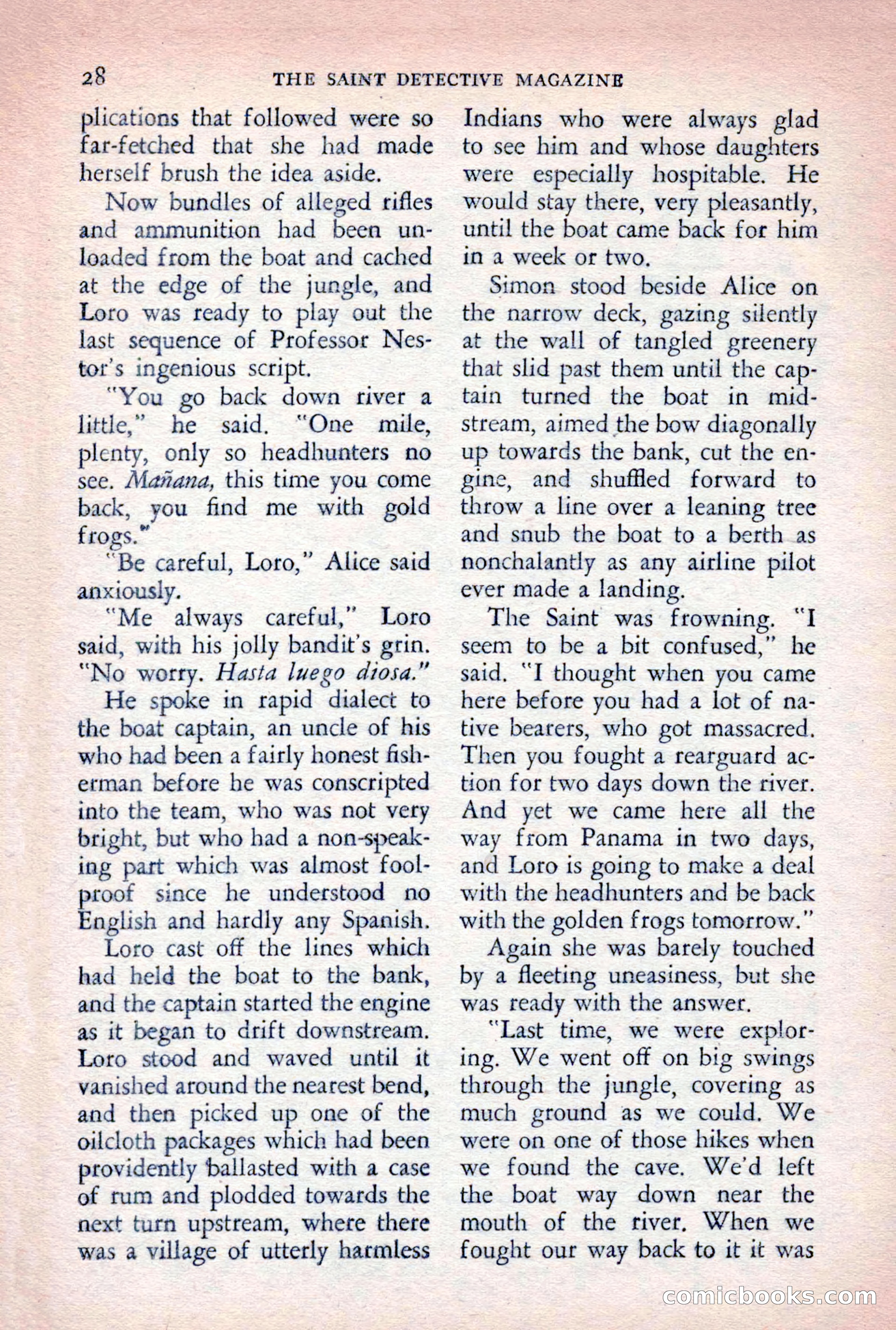 The Saint Detective Magazine, August 1955 — page 30 of 164