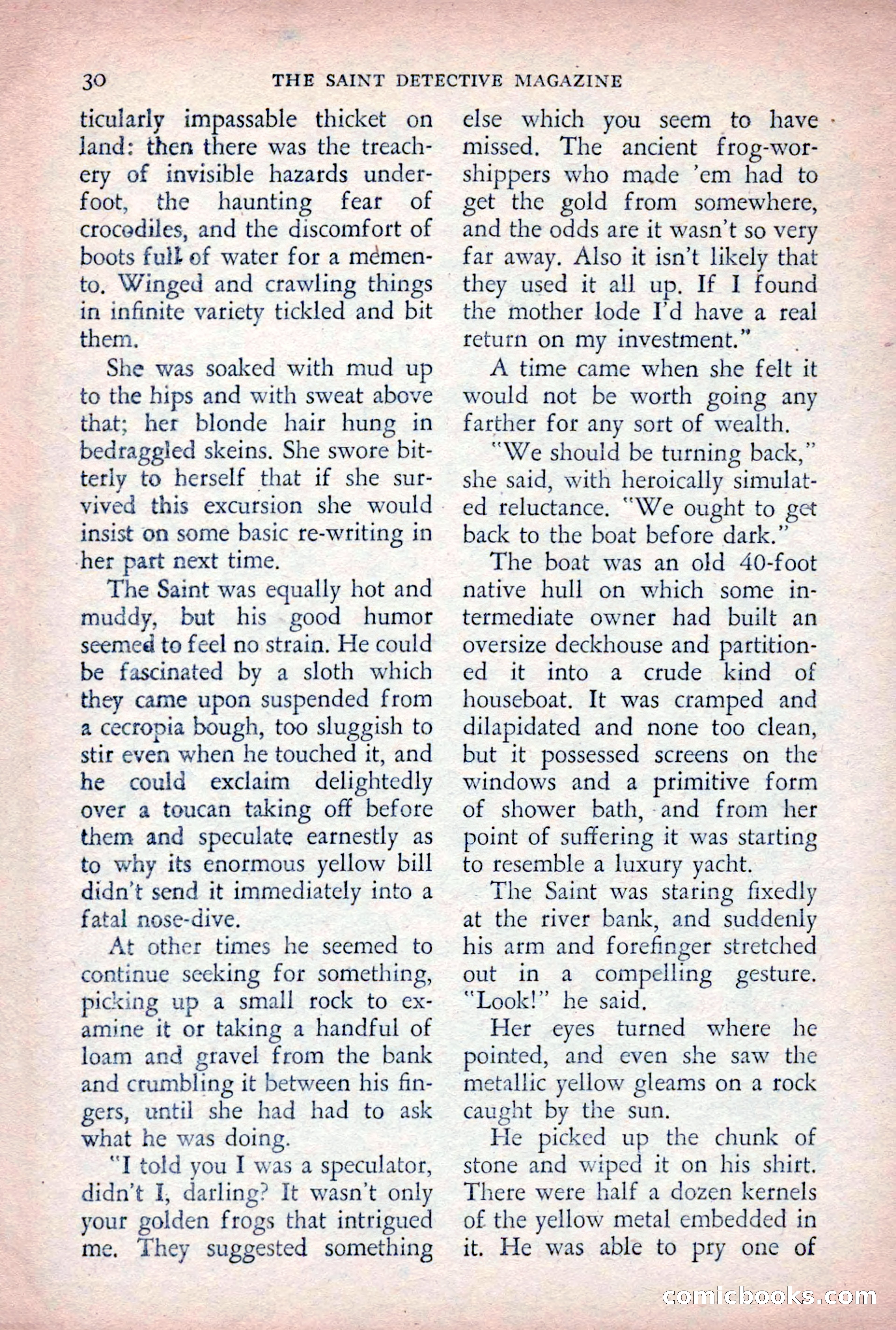 The Saint Detective Magazine, August 1955 — page 32 of 164