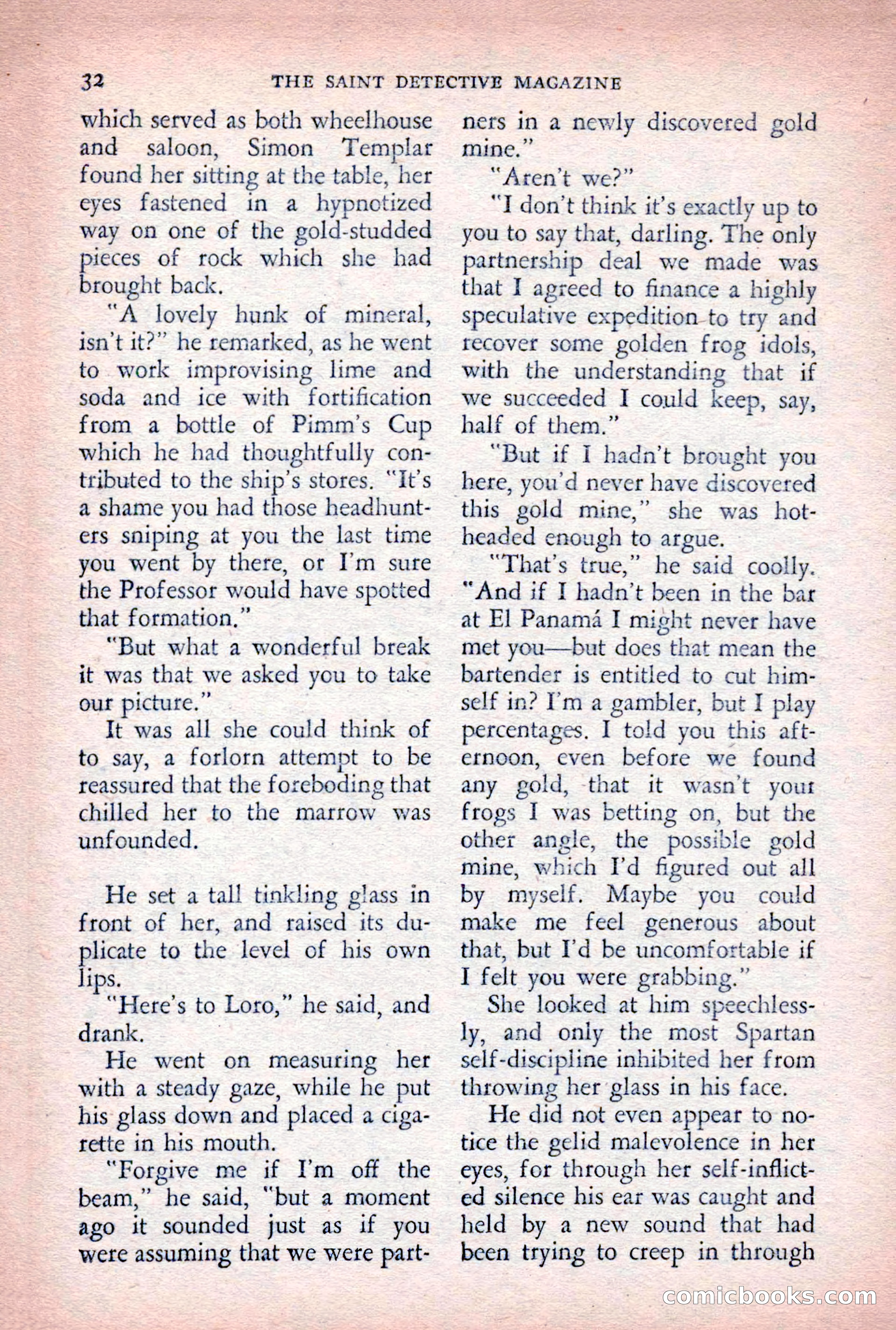 The Saint Detective Magazine, August 1955 — page 34 of 164