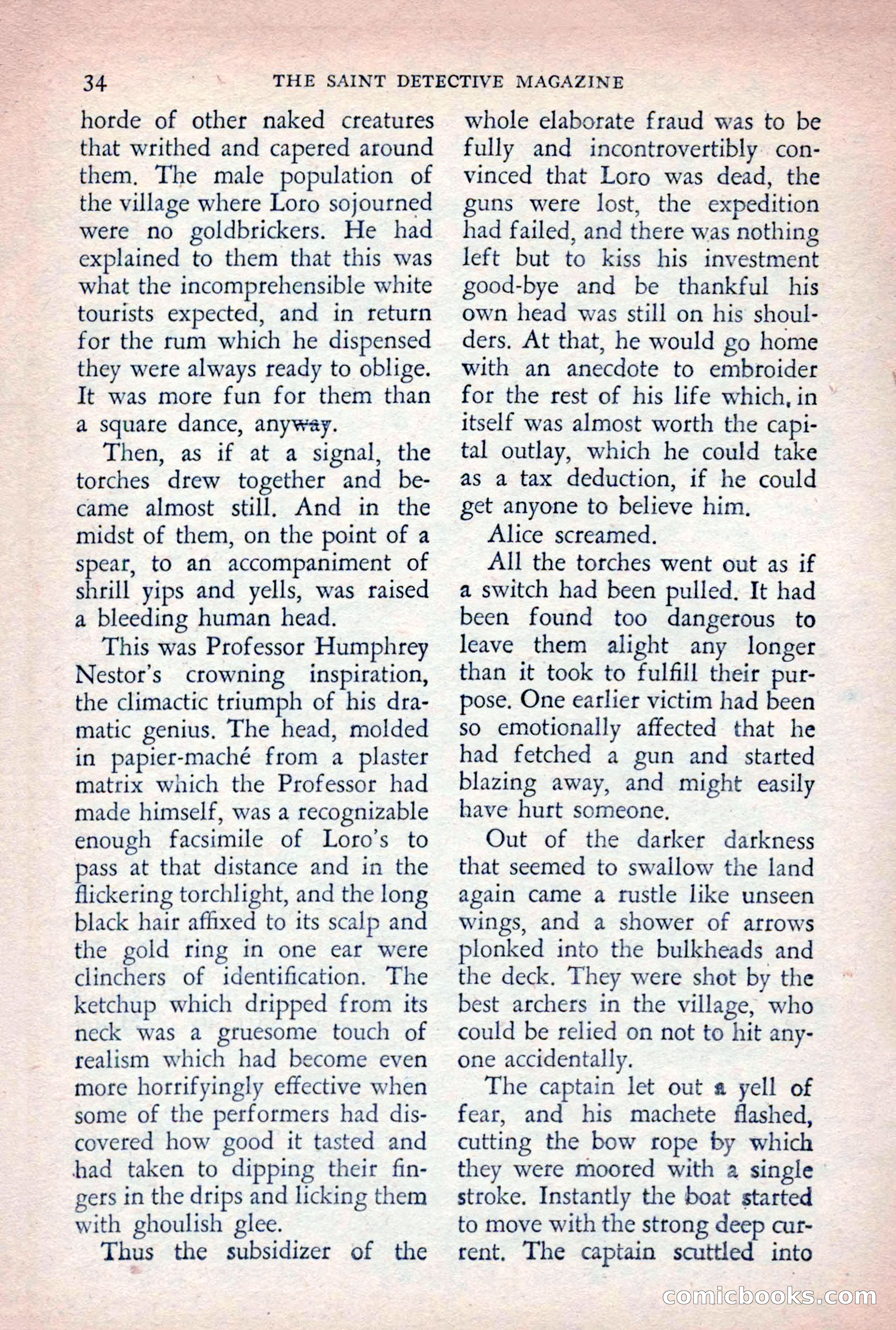 The Saint Detective Magazine, August 1955 — page 36 of 164