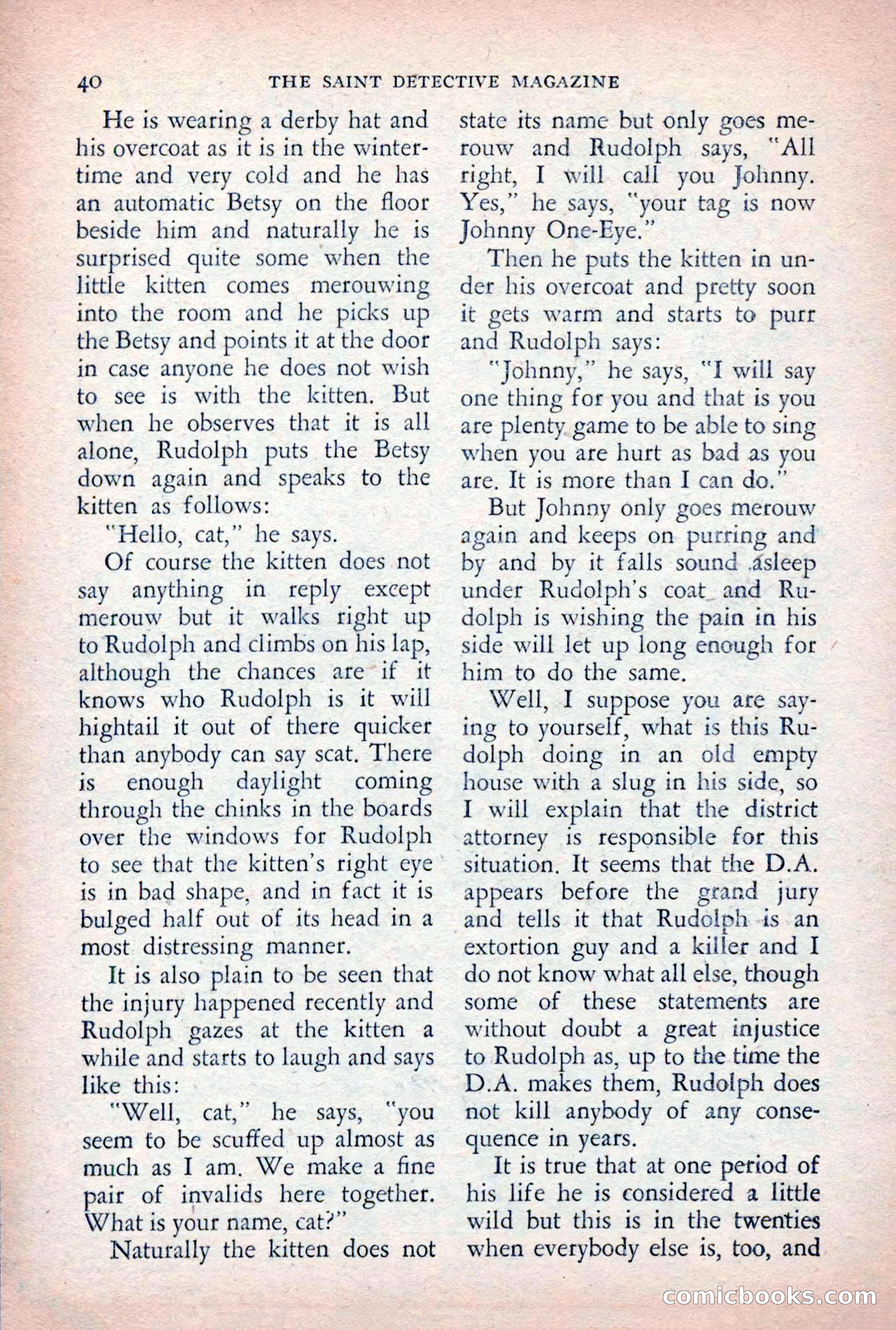 The Saint Detective Magazine, August 1955 — page 42 of 164