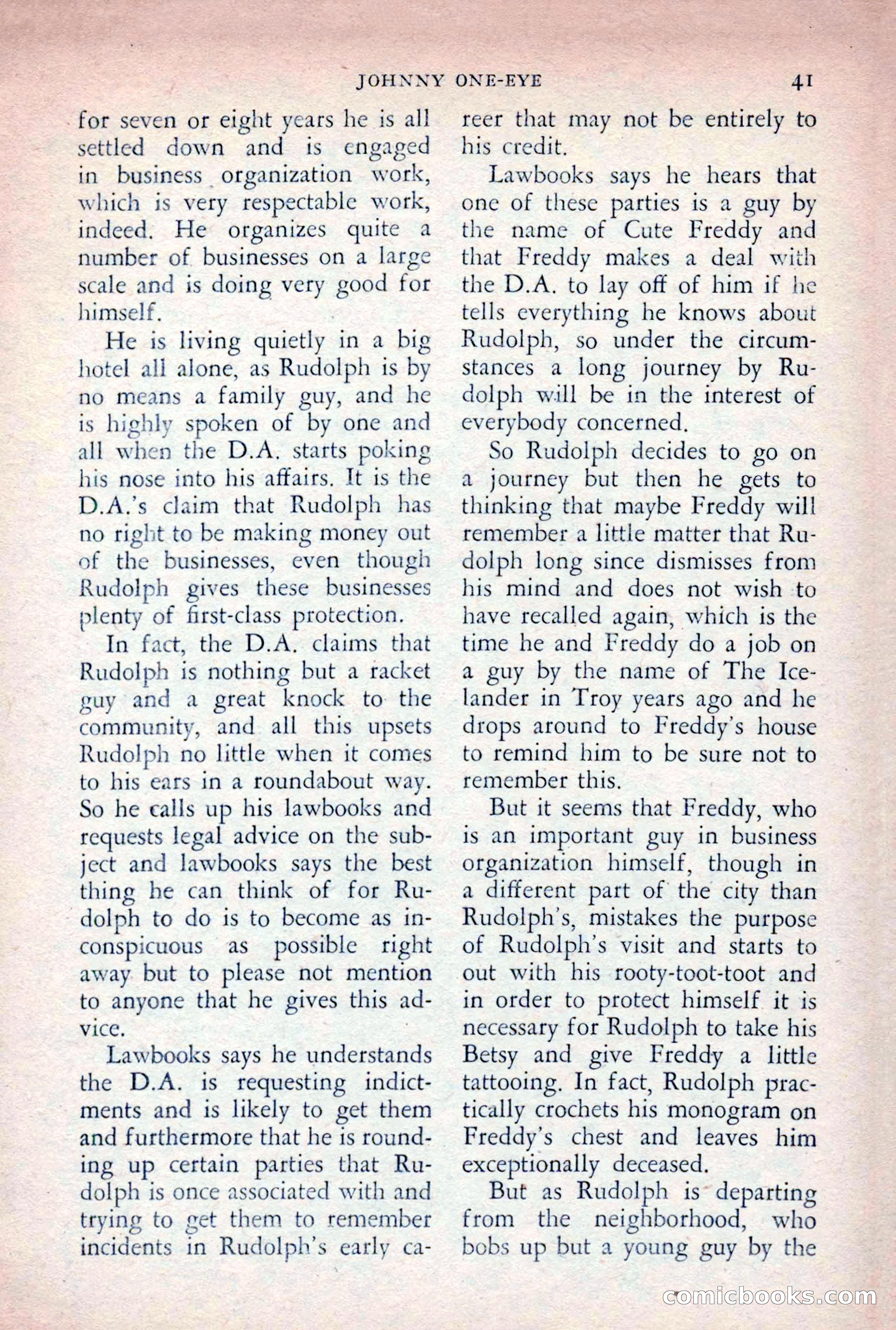 The Saint Detective Magazine, August 1955 — page 43 of 164