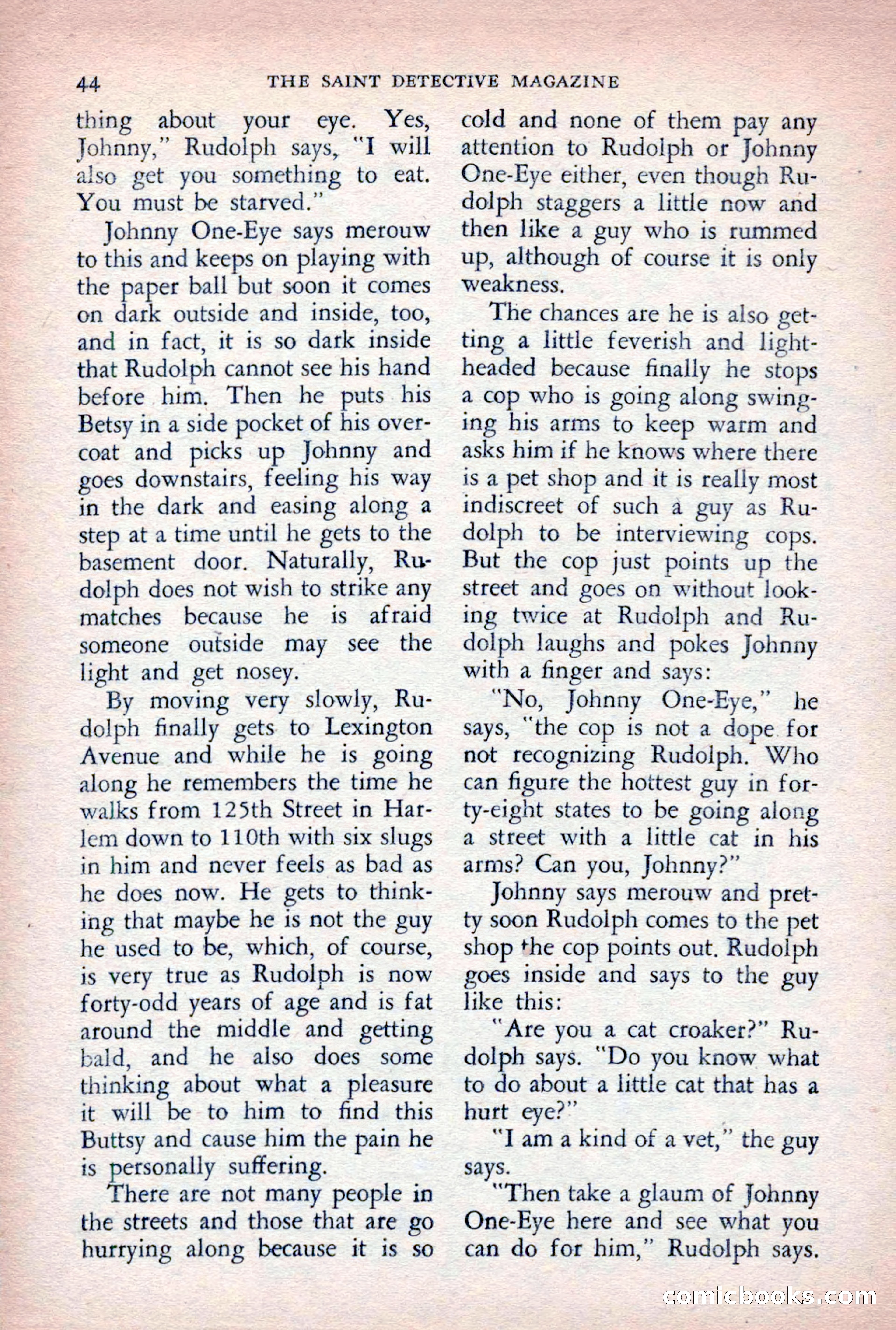 The Saint Detective Magazine, August 1955 — page 46 of 164