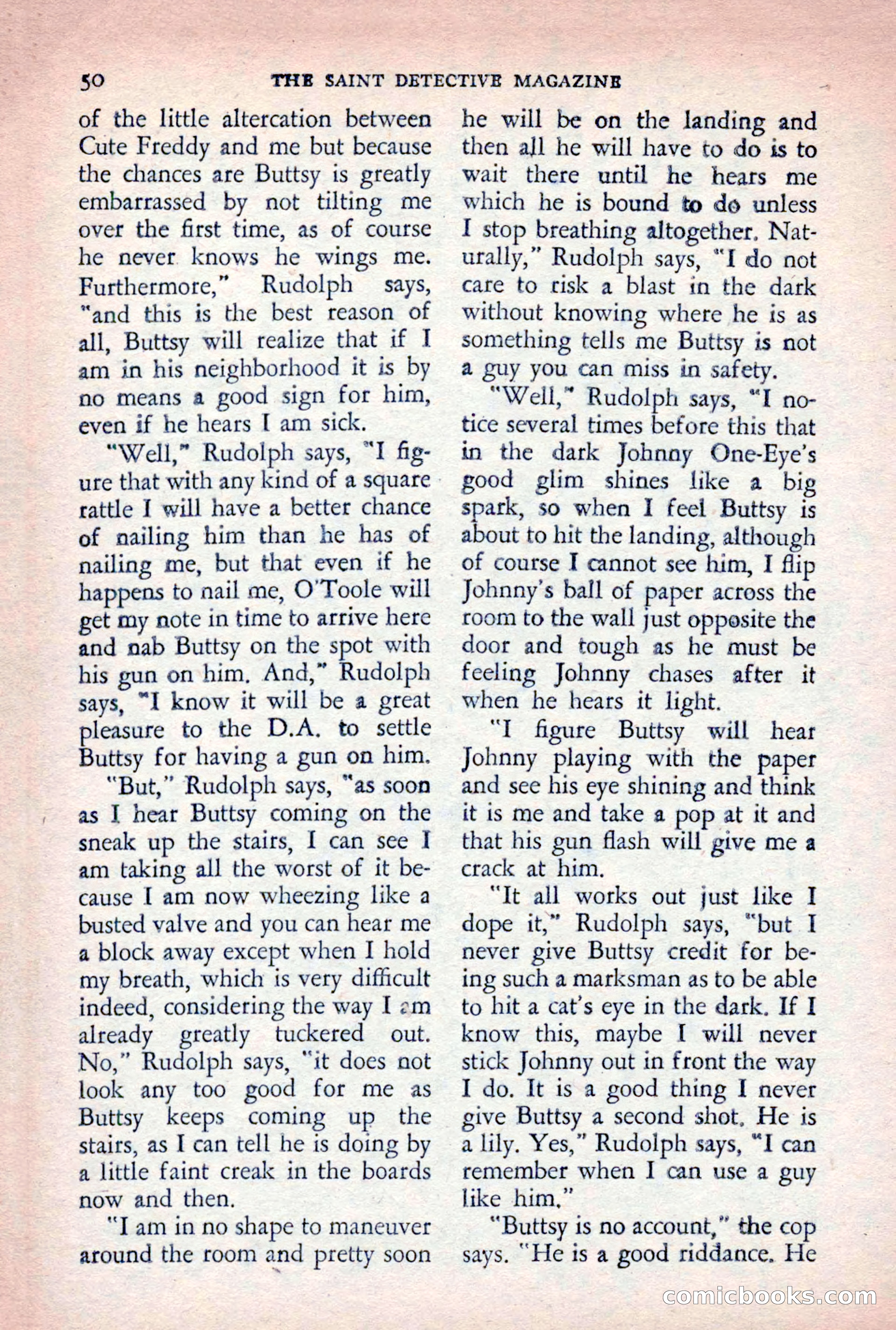The Saint Detective Magazine, August 1955 — page 52 of 164