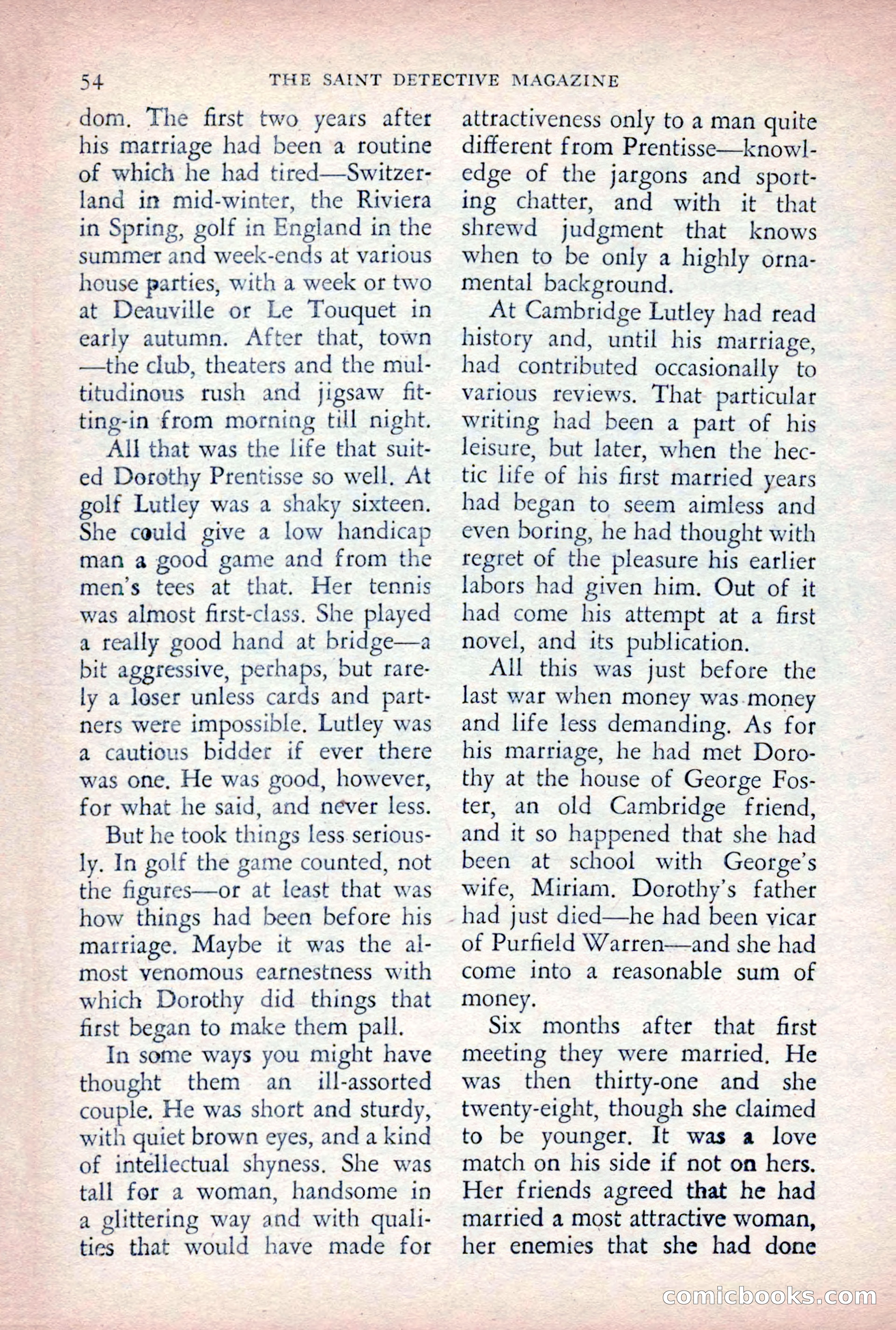 The Saint Detective Magazine, August 1955 — page 56 of 164