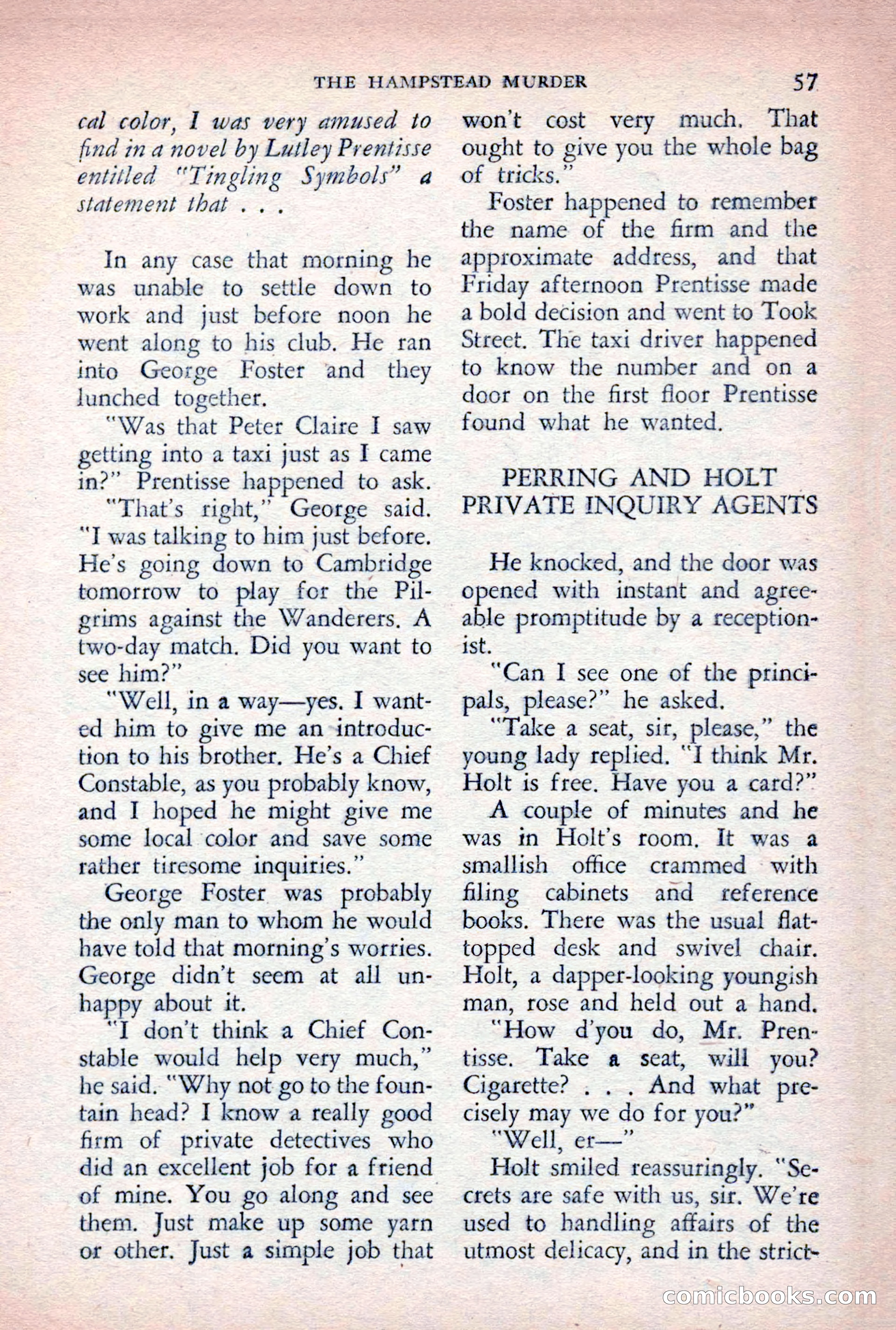 The Saint Detective Magazine, August 1955 — page 59 of 164