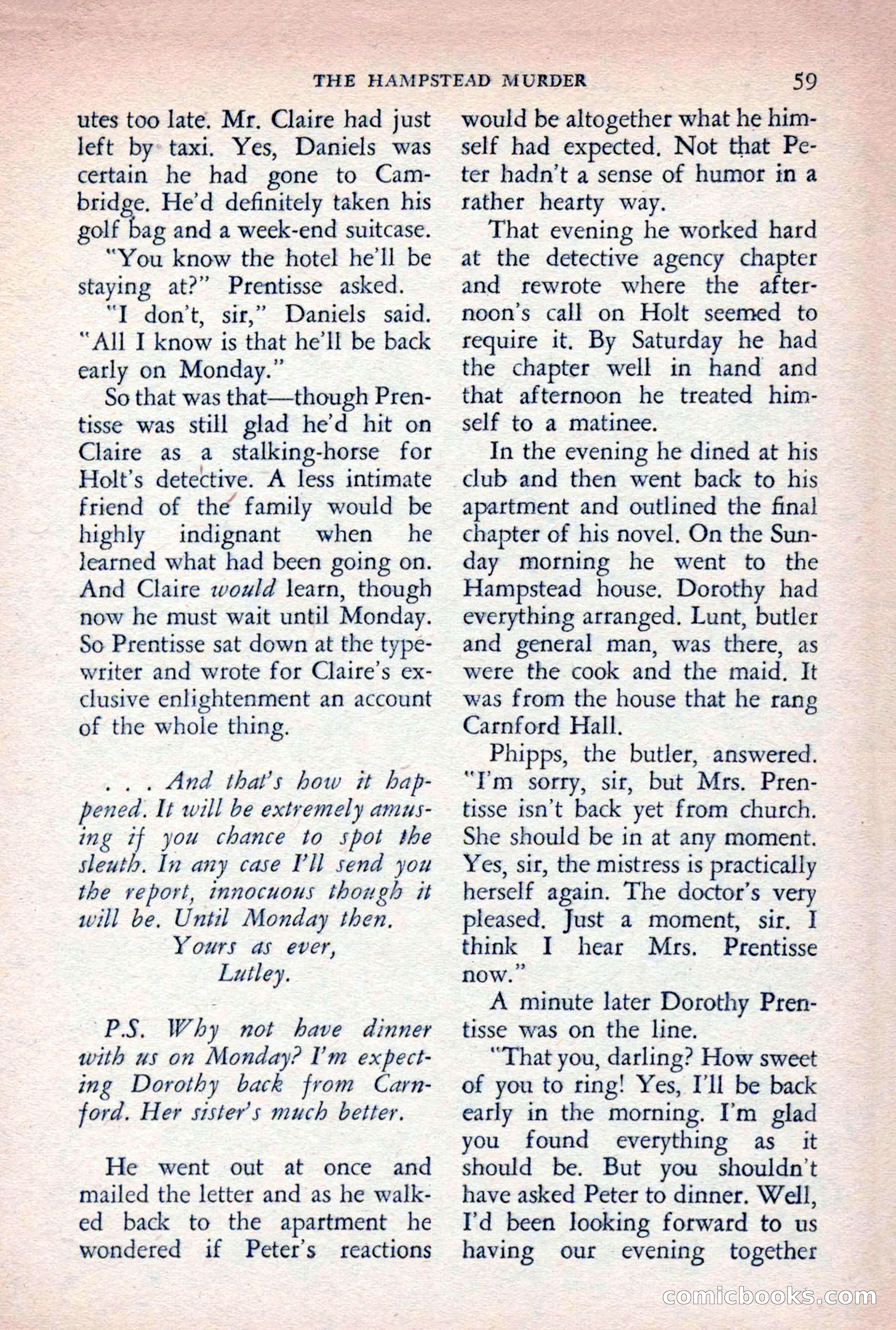 The Saint Detective Magazine, August 1955 — page 61 of 164