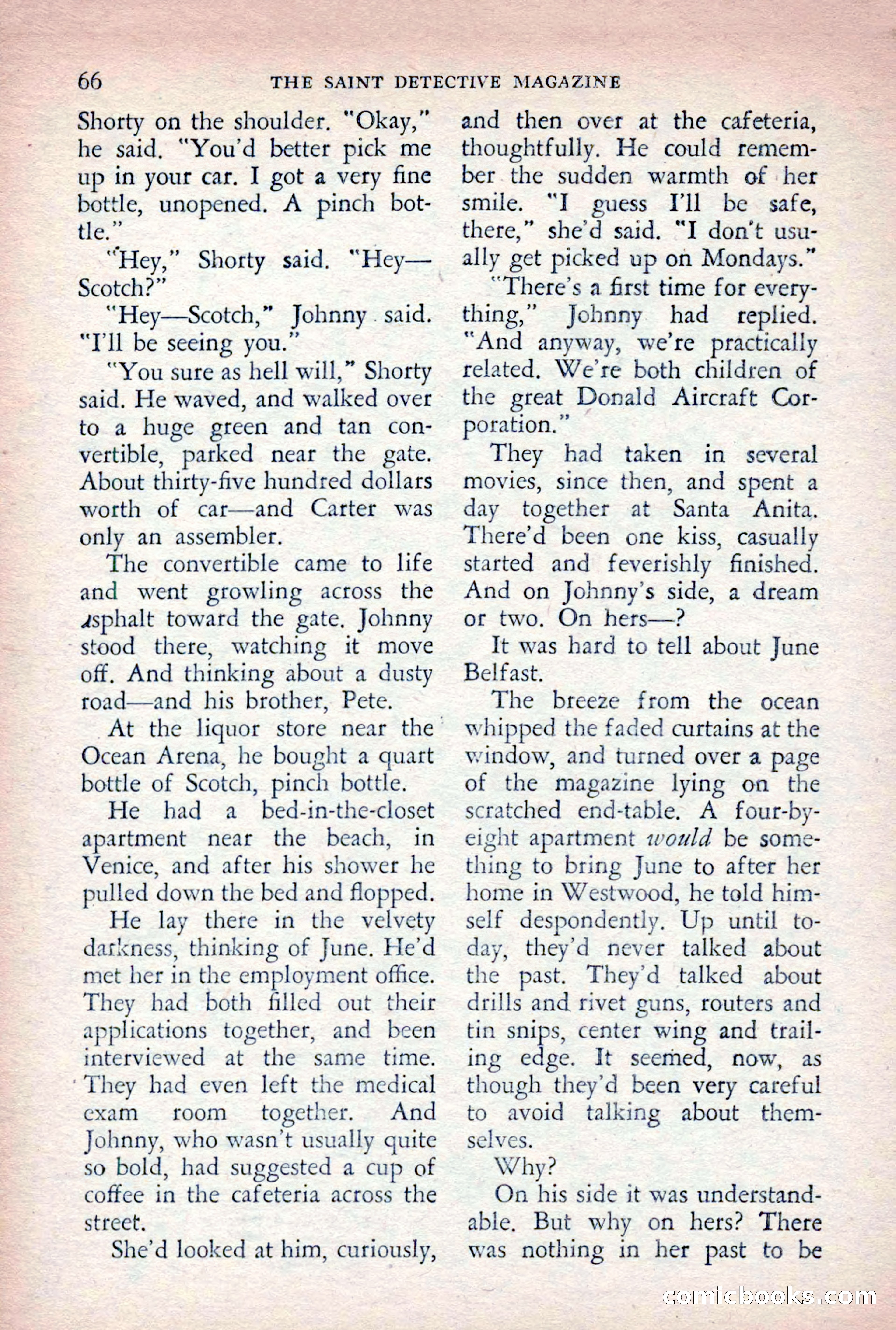 The Saint Detective Magazine, August 1955 — page 68 of 164