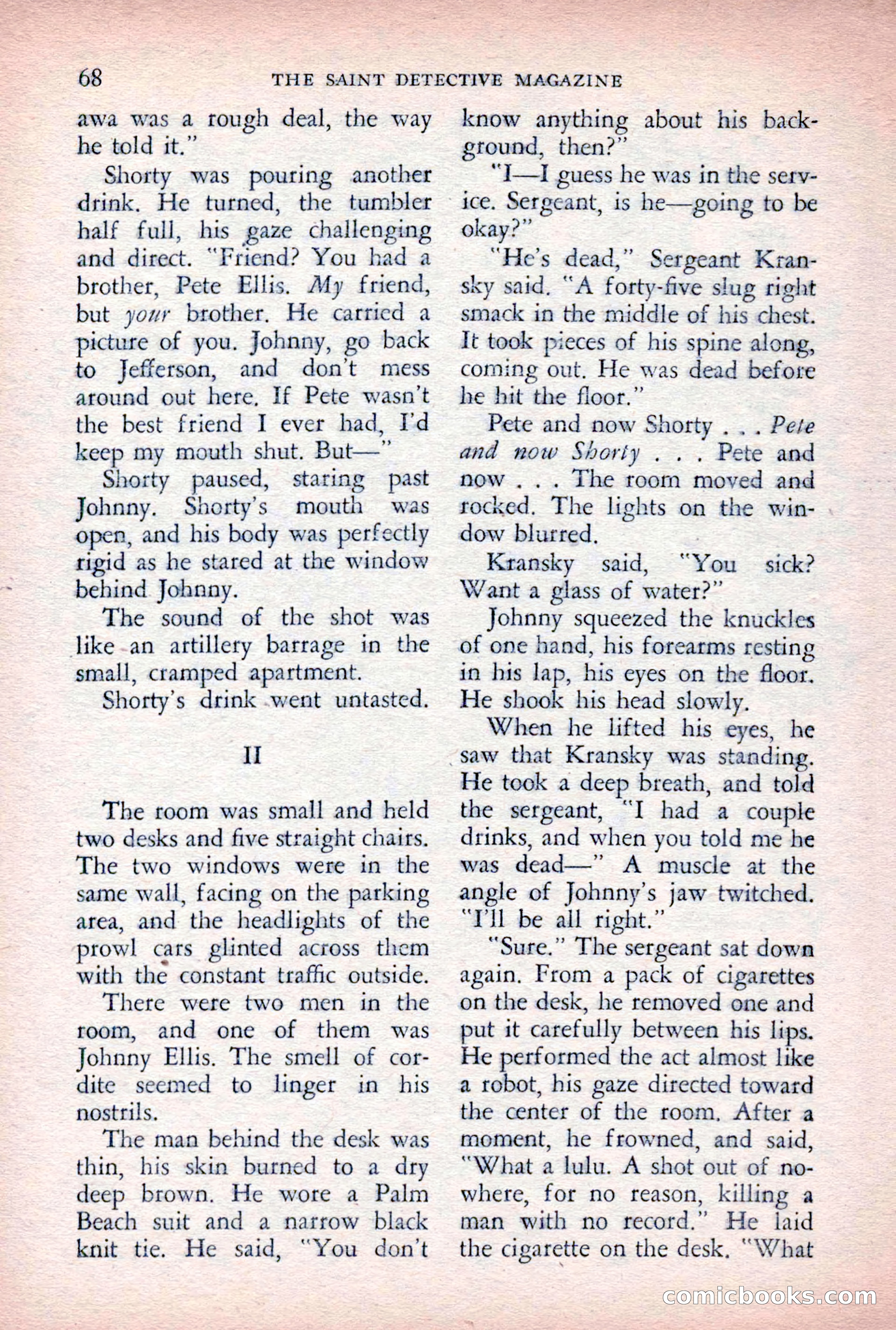 The Saint Detective Magazine, August 1955 — page 70 of 164
