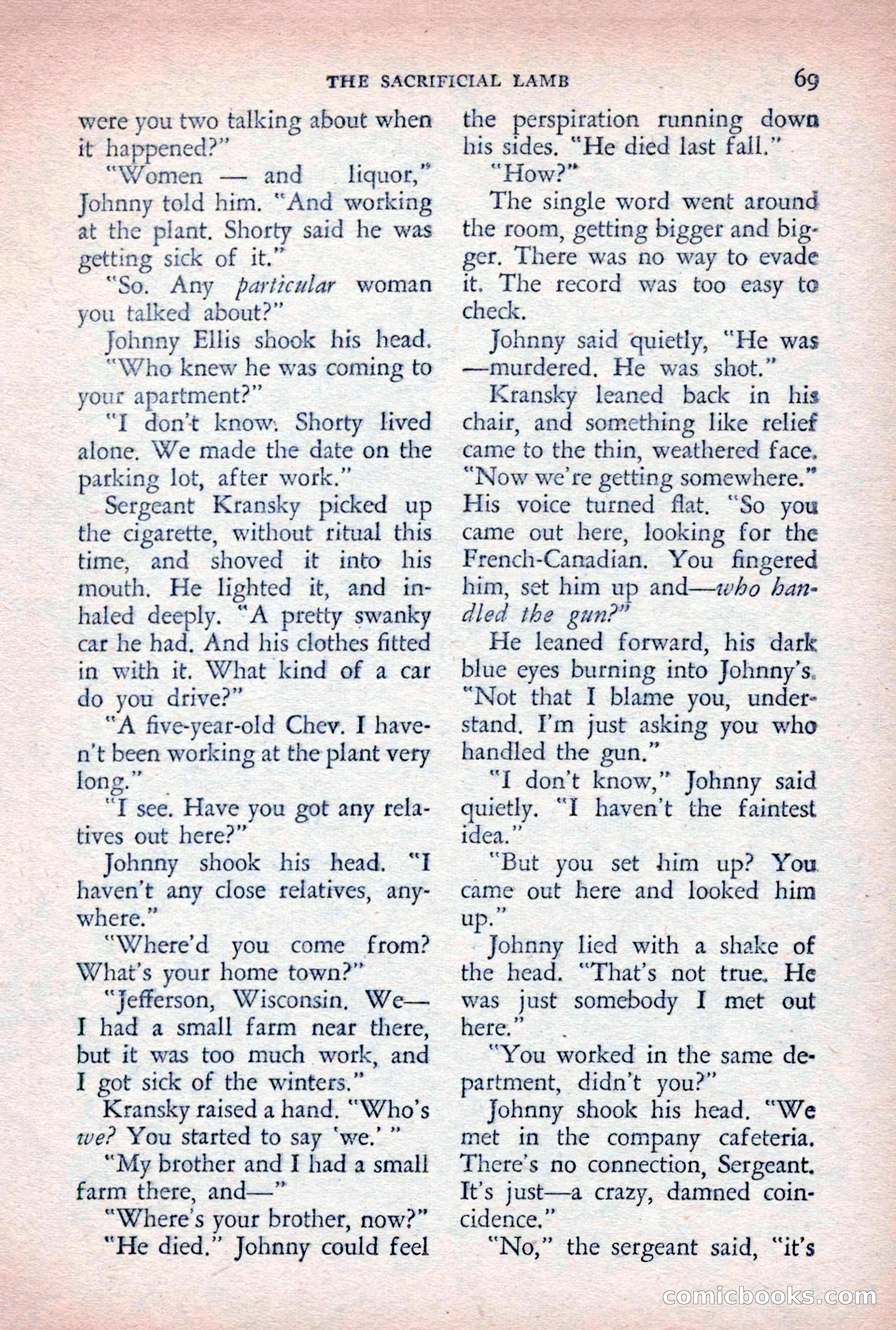 The Saint Detective Magazine, August 1955 — page 71 of 164