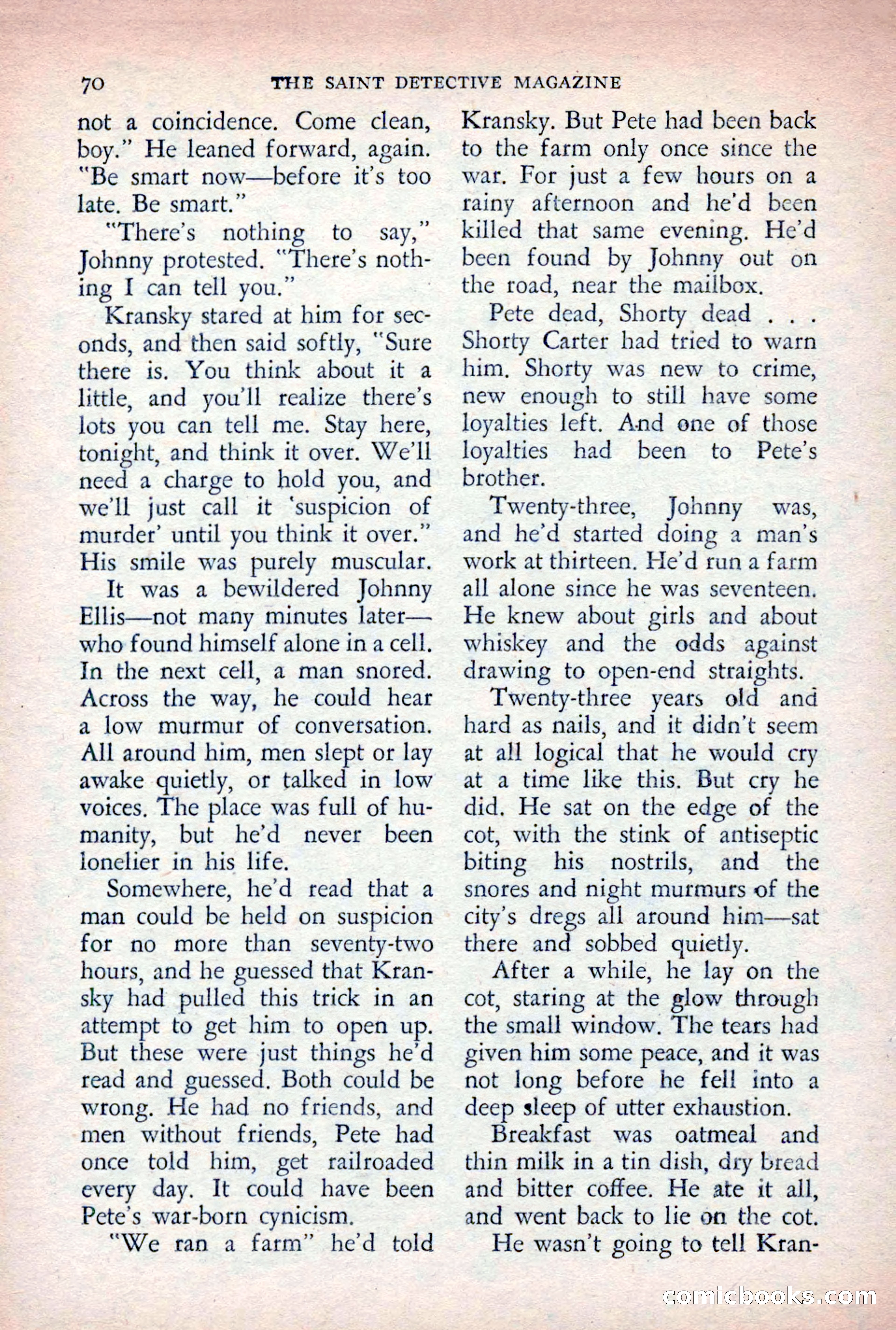 The Saint Detective Magazine, August 1955 — page 72 of 164